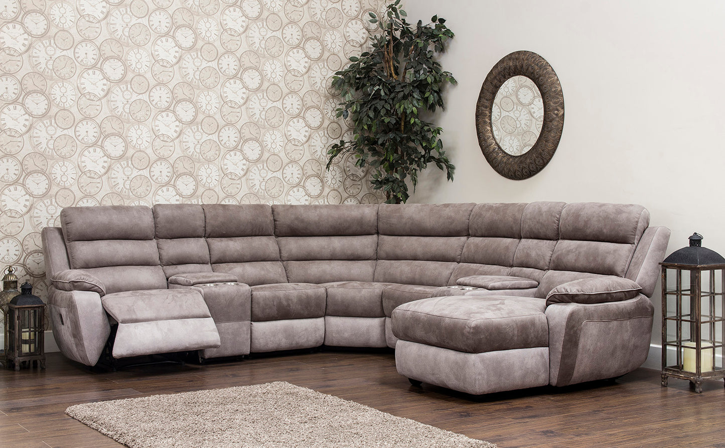 Urban Modular Manual Recliner Corner Sofa Sheffield Discount Furniture