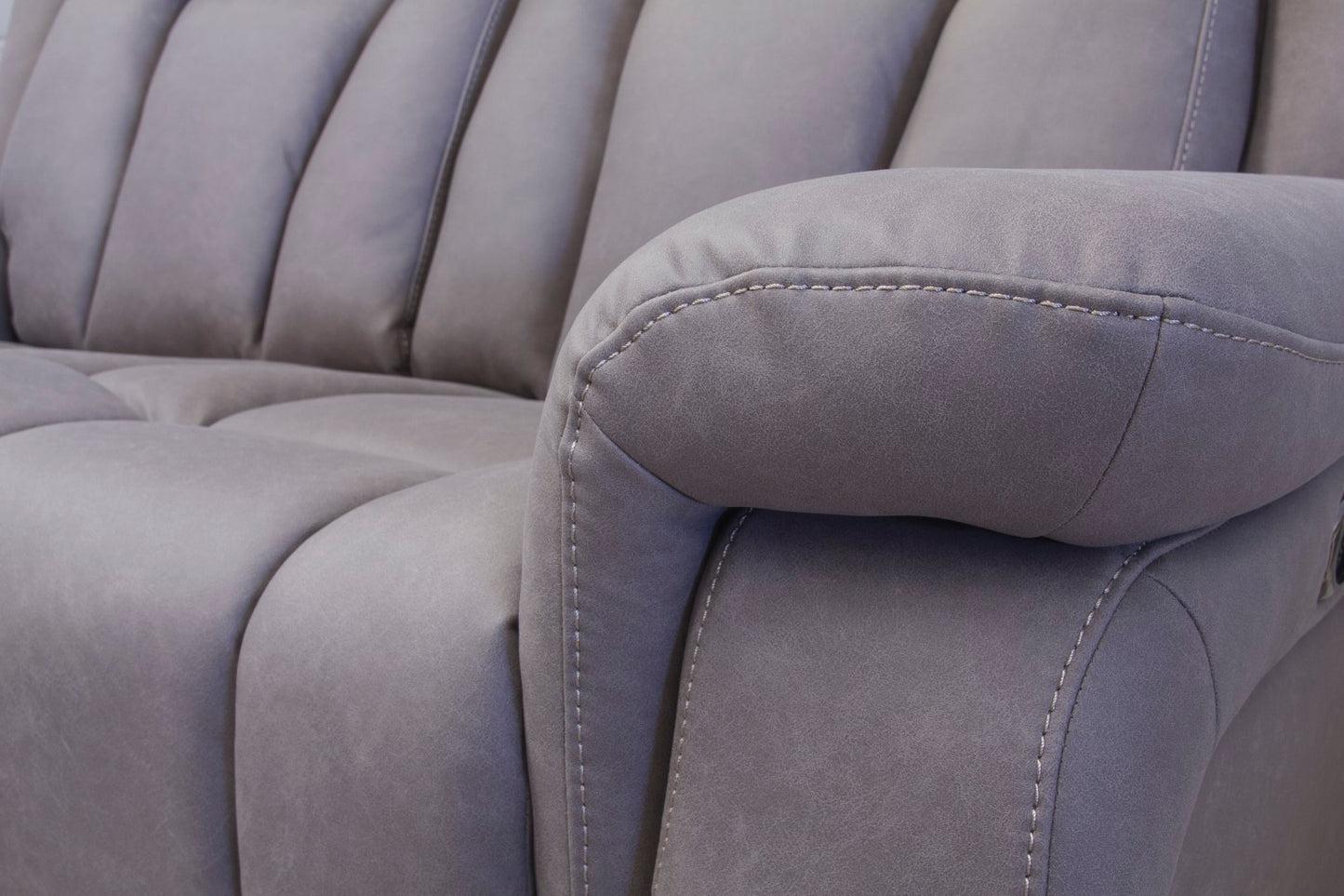 Santini Power Recliner Sofa Set Grey Or Sandstone Sheffield Discount Furniture