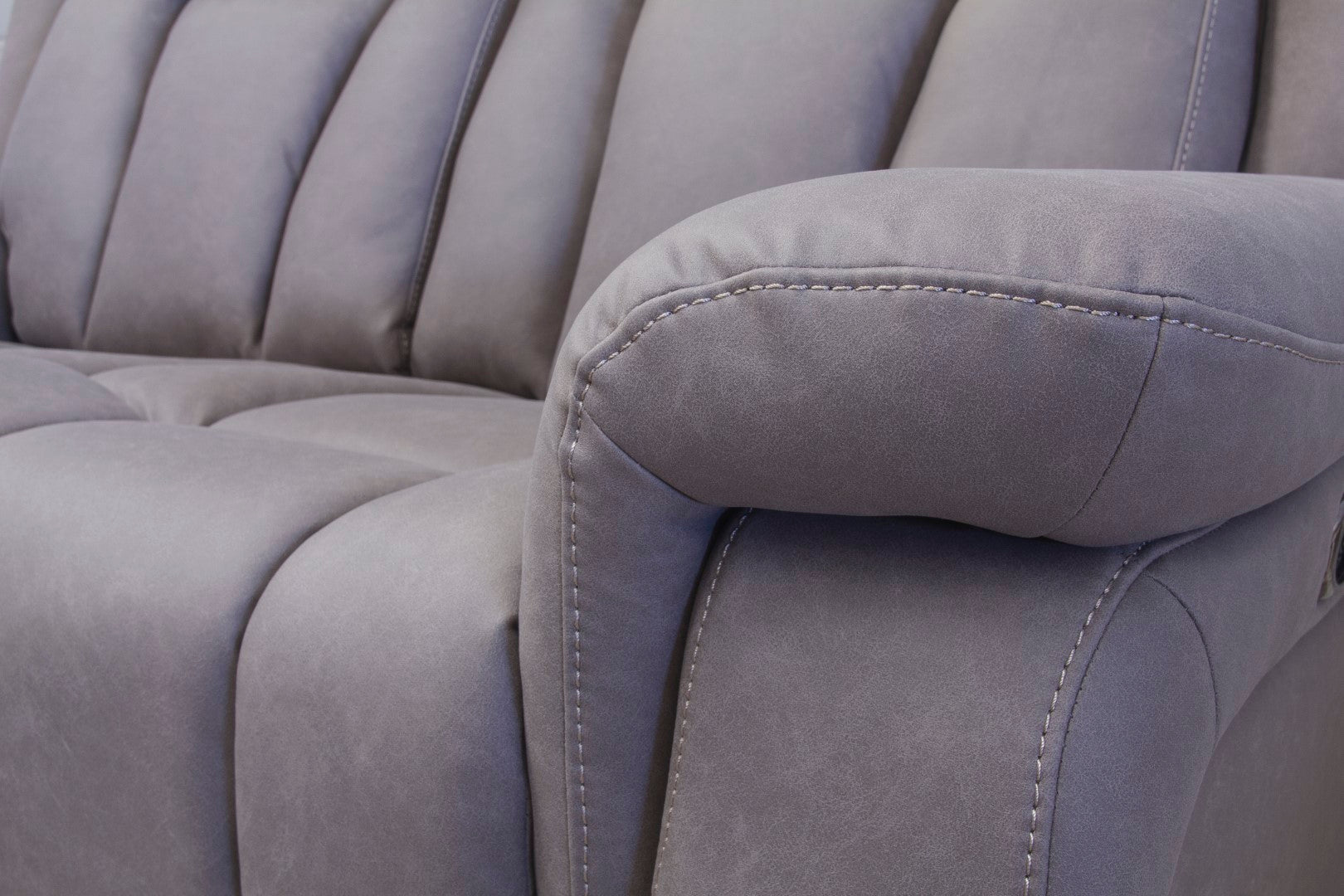 Santini Power Recliner Sofa Set Grey Or Sandstone Sheffield Discount Furniture