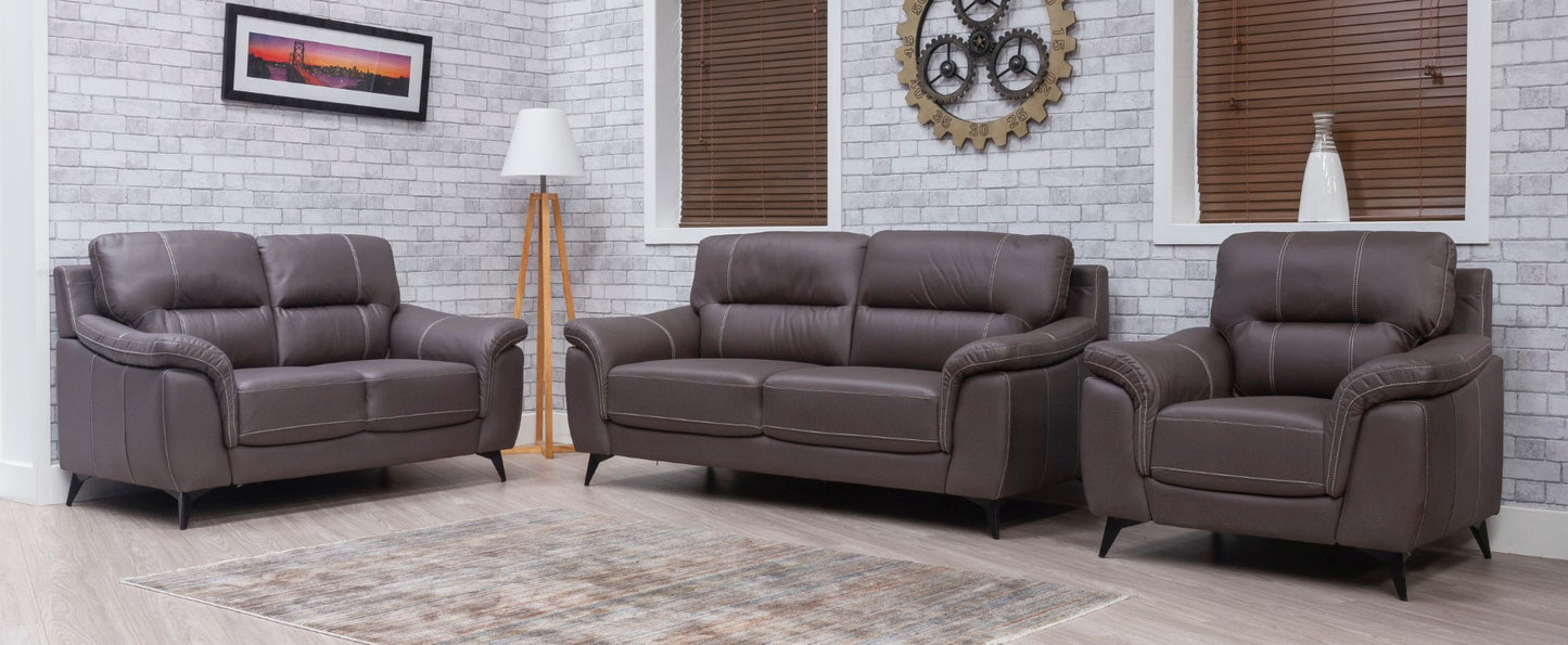 Ell Sofa Set Dark Grey Suede Effect 3 + 2 + 1 Seater Sheffield Discount Furniture