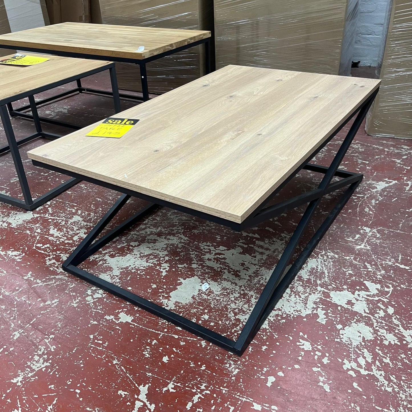 Rectangular Cross Frame Coffee Table Sheffield Discount Furniture