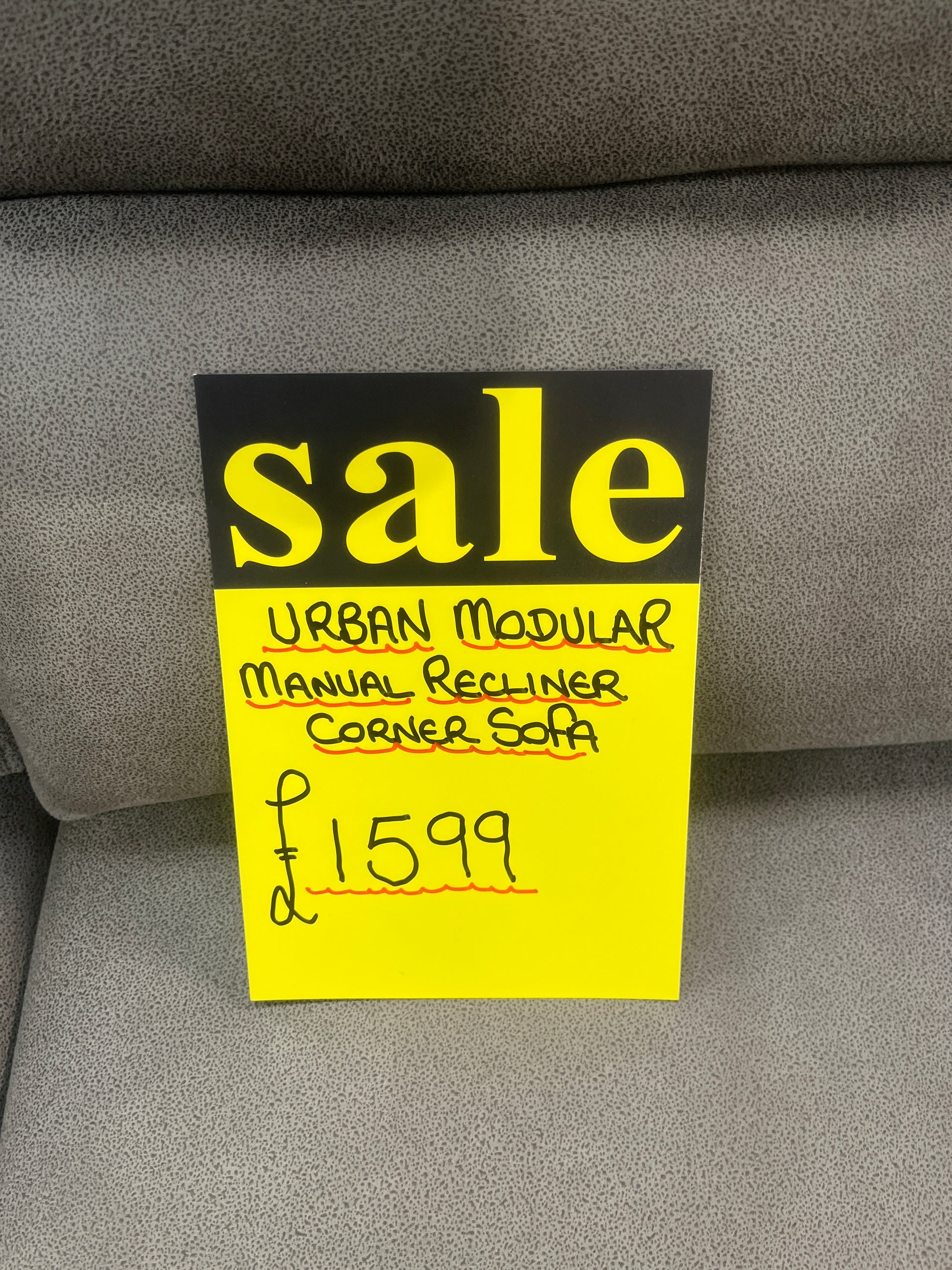 Urban Modular Manual Recliner Corner Sofa Sheffield Discount Furniture
