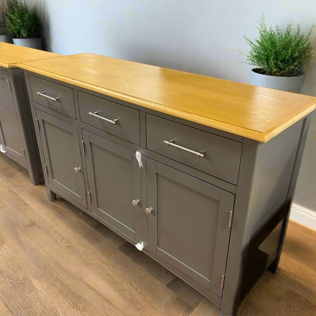 Rossmore Large Sideboard 3 Door 3 Drawer Sheffield Discount Furniture
