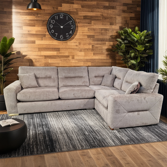 Melrose Fabric sofa - available in many sizes and fabrics Corner sofa (278cm x 195cm) Sheffield Discount Furniture