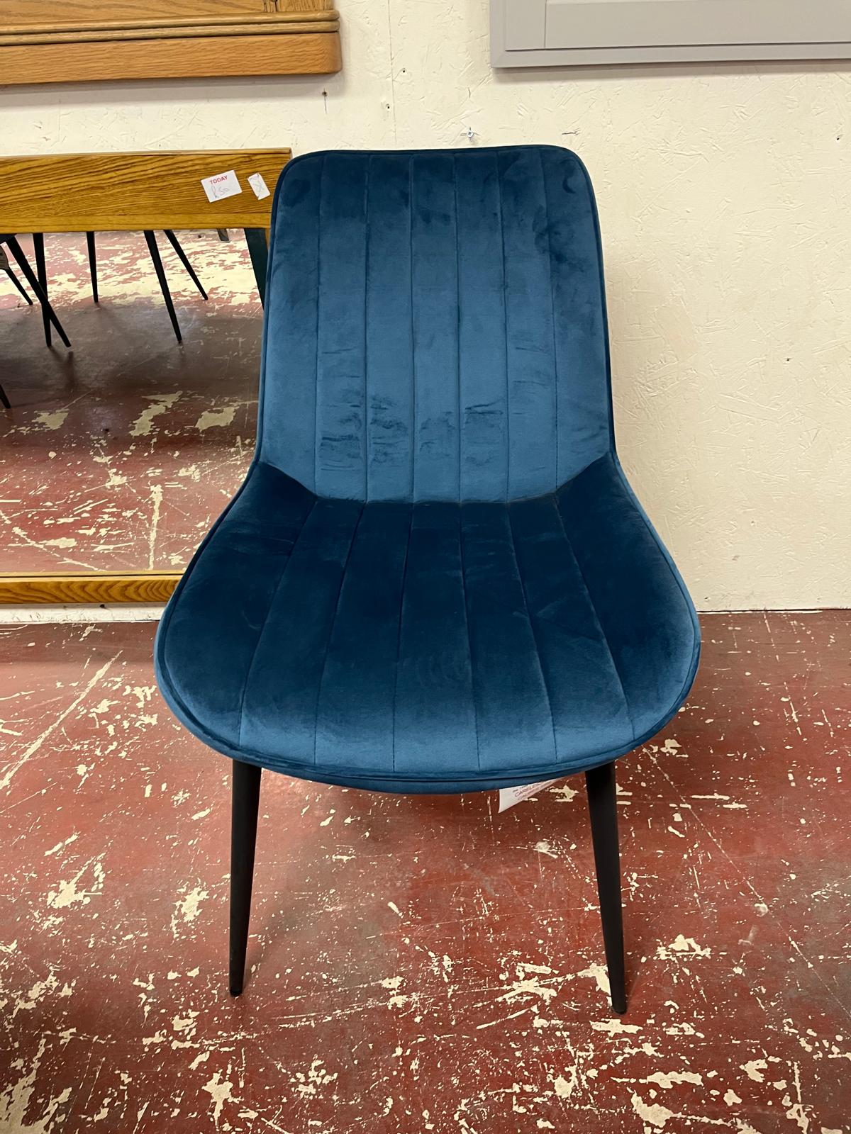 Ralph 180 Extending Dining Table With 6 Dido Teal Chairs Sheffield Discount Furniture