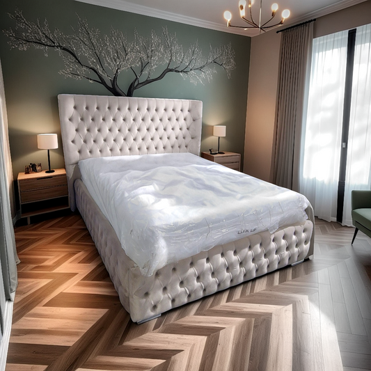 Winchester Design Bed exc Mattress - 112 Fabrics - Storage Options Sheffield Discount Furniture