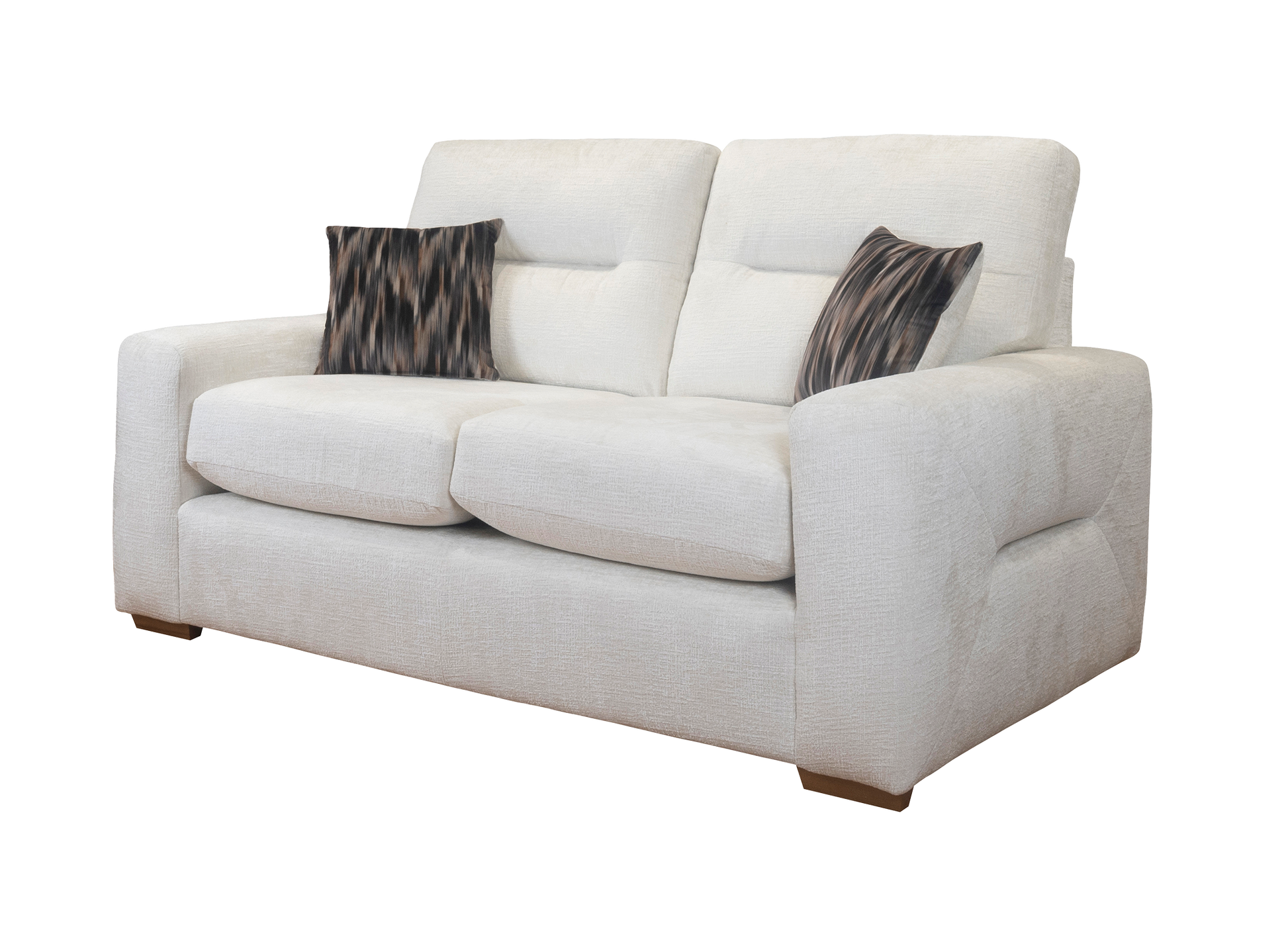 Melrose Fabric sofa - available in many sizes and fabrics 2 seater (176cm) Sheffield Discount Furniture