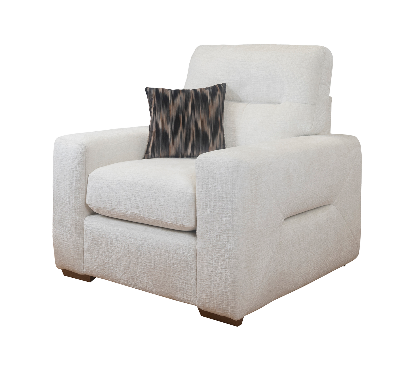 Melrose Fabric sofa - available in many sizes and fabrics Chair (100cm) Sheffield Discount Furniture