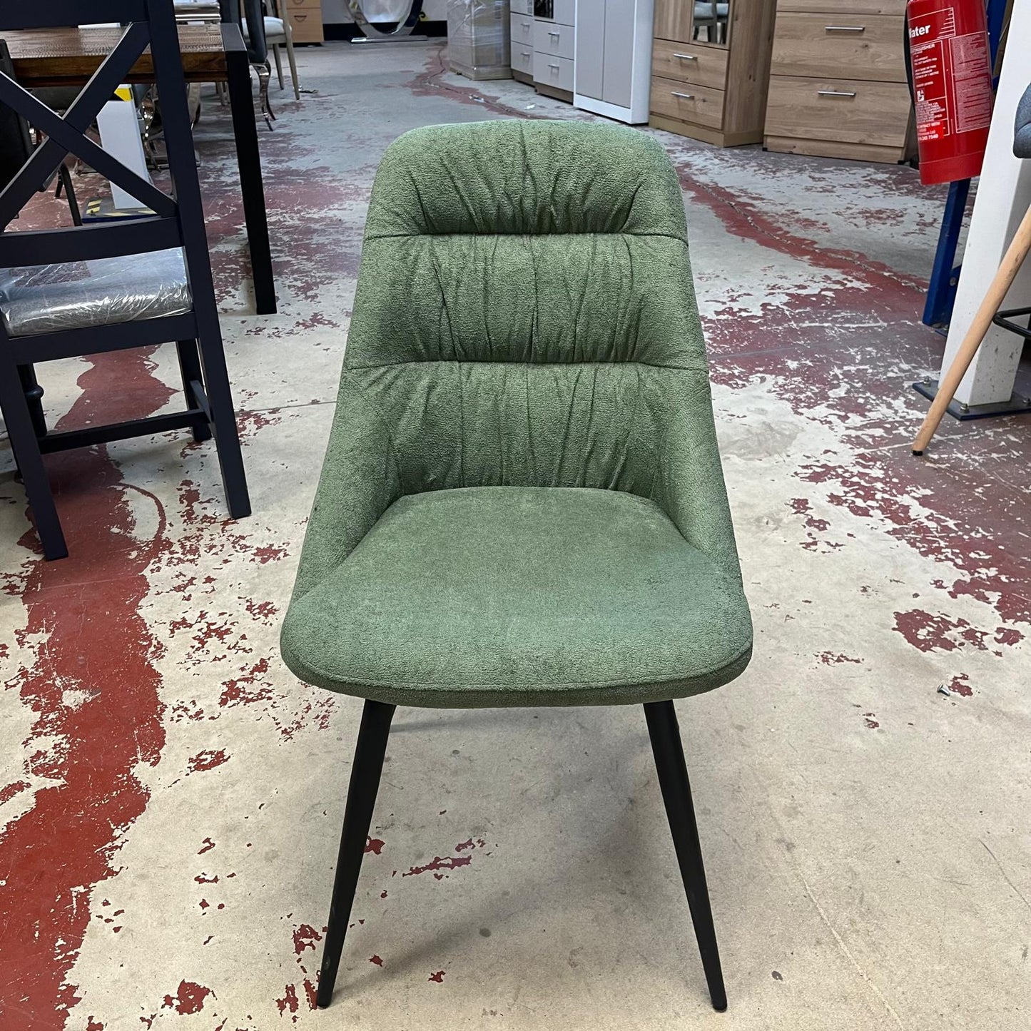 Conny Dining Chair Green Sheffield Discount Furniture
