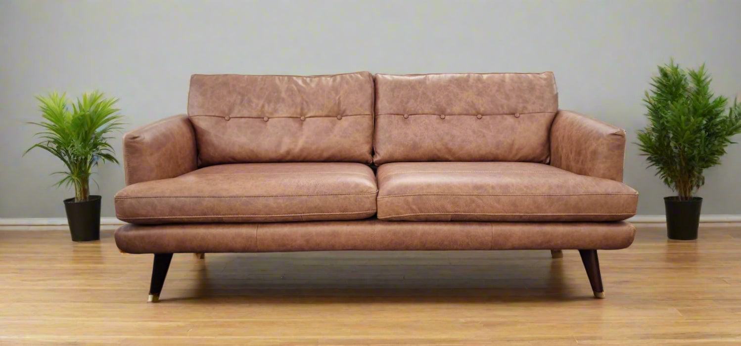Leather 3 Seater Sofa Top Grade Sheffield Discount Furniture