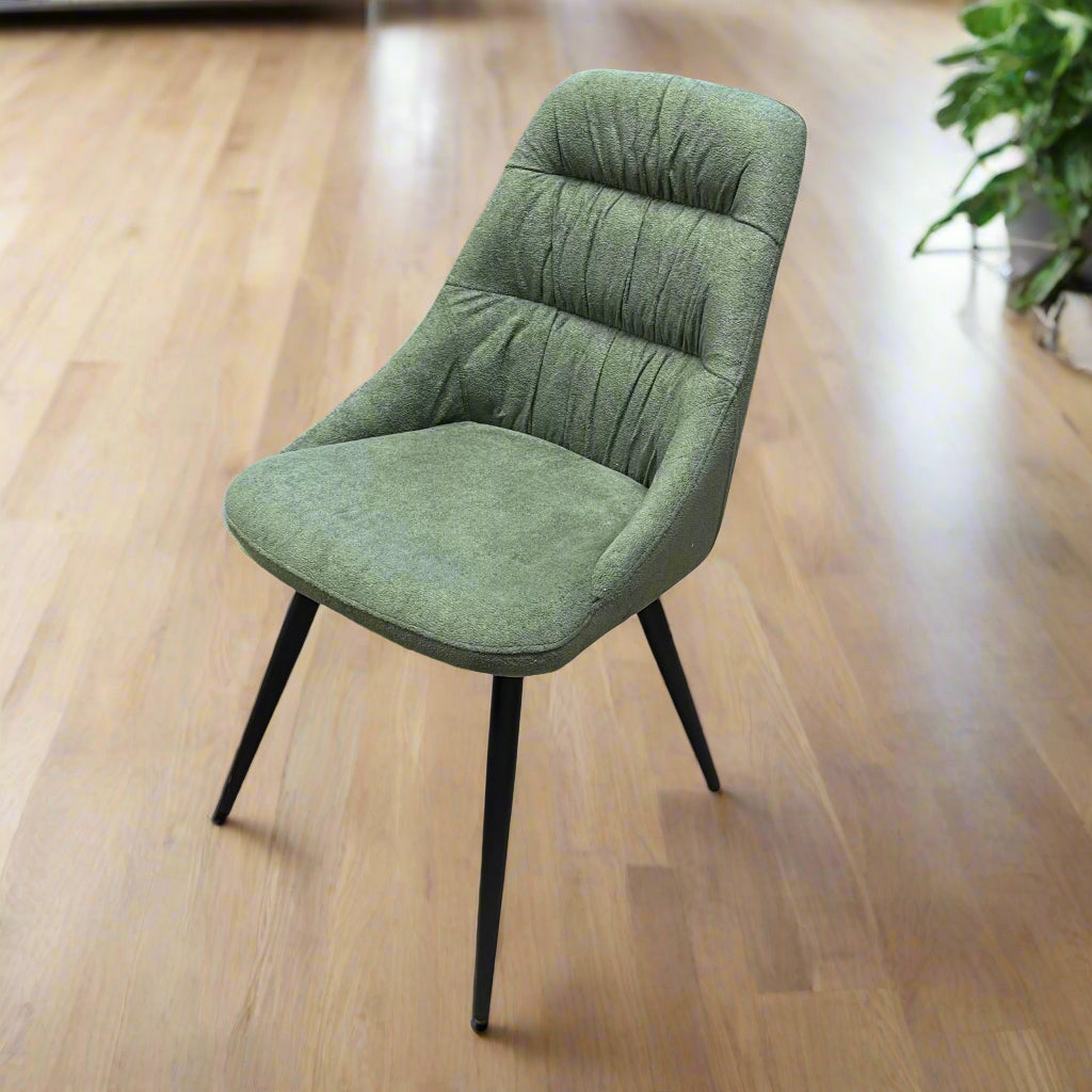 Conny Dining Chair Green Sheffield Discount Furniture