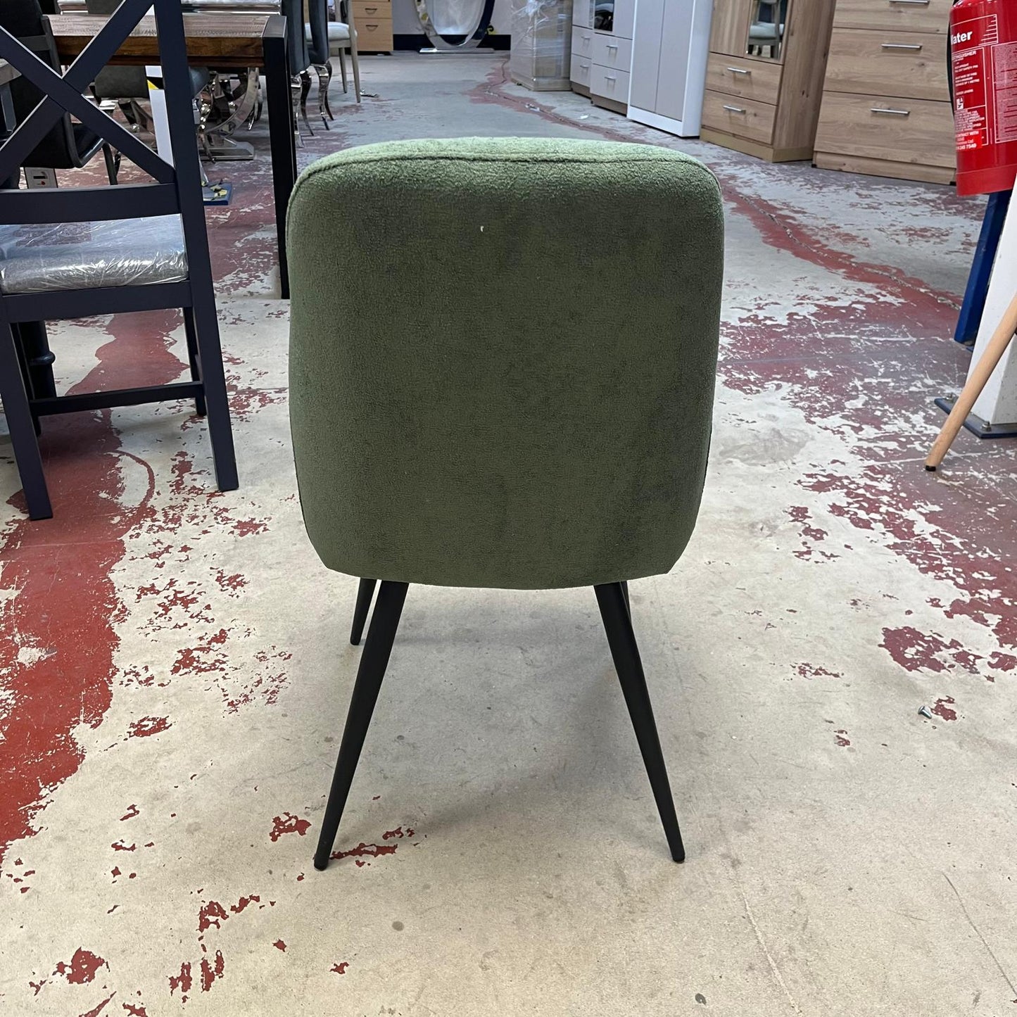 Conny Dining Chair Green Sheffield Discount Furniture
