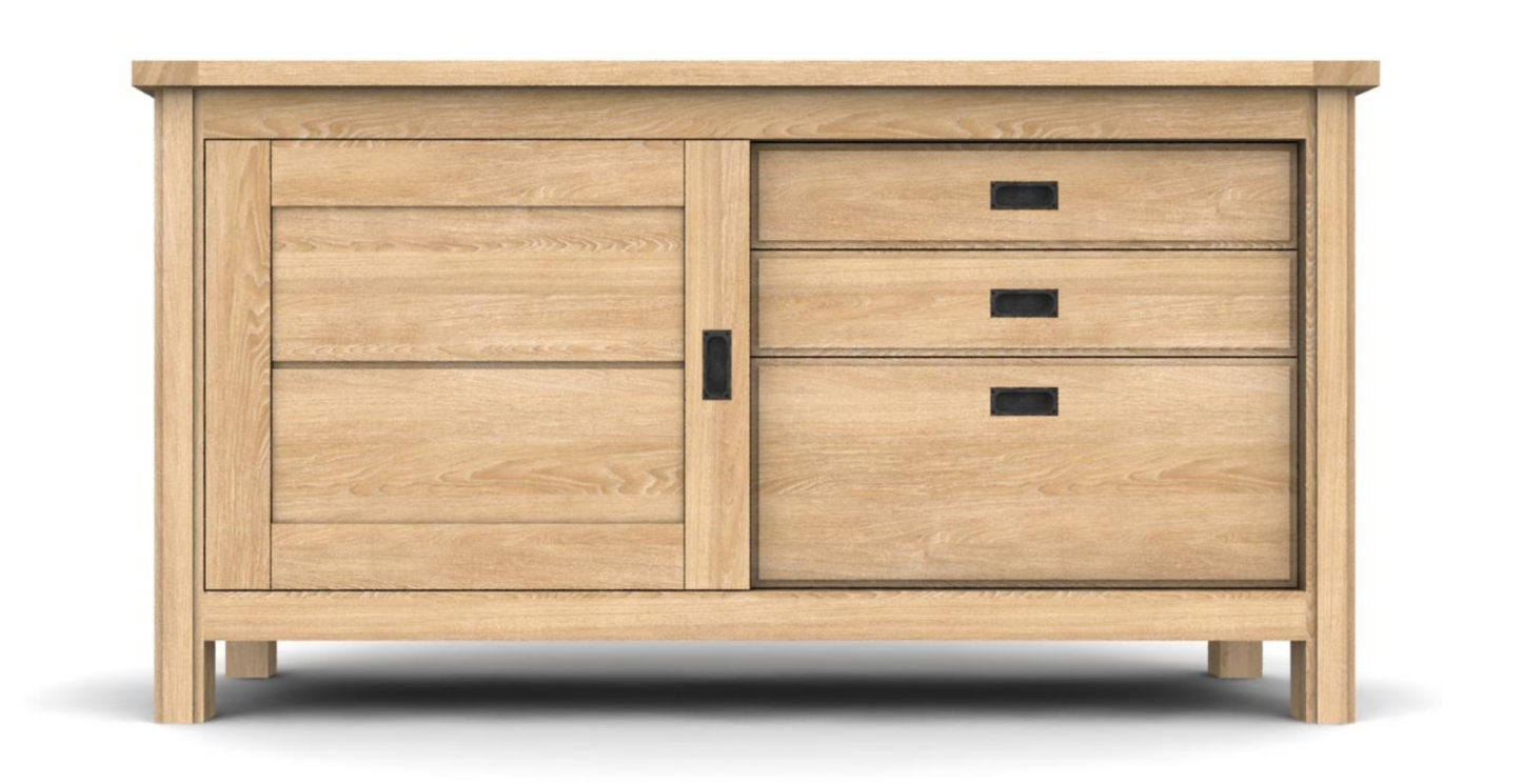 Albany Oak Large Sideboard