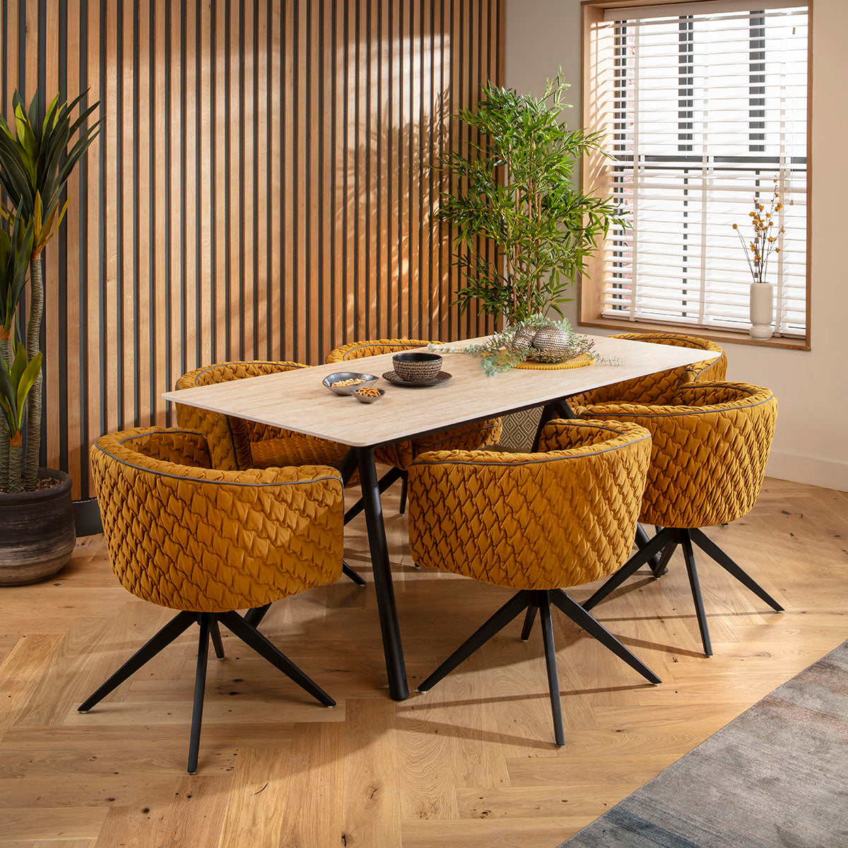 Maple Swivel Carver Dining Chair Mustard Yellow dining chair Such Comfort