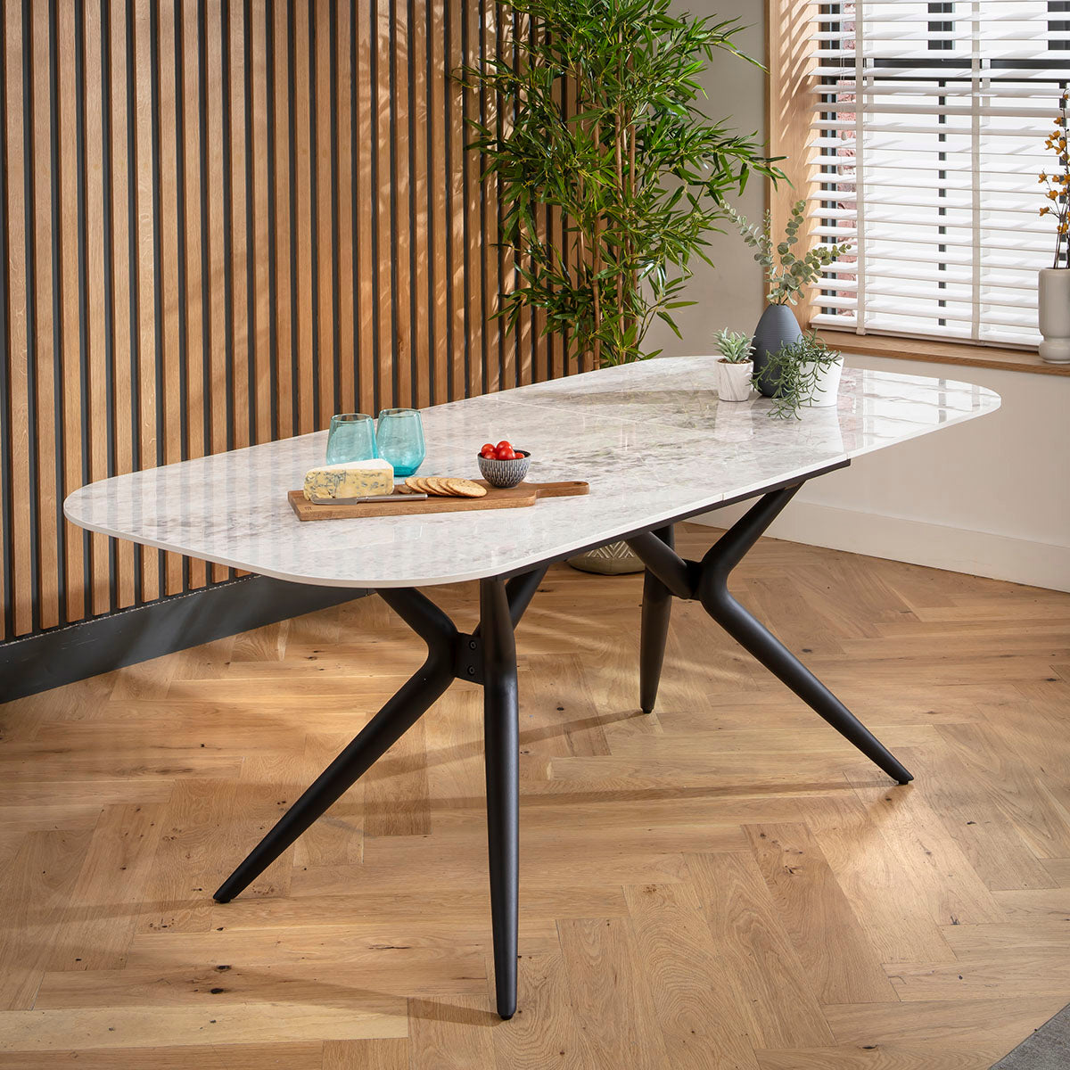 Conor 6 - 8 Seat Ceramic Extending Dining Table 160-200cm Grey dining table Such Comfort