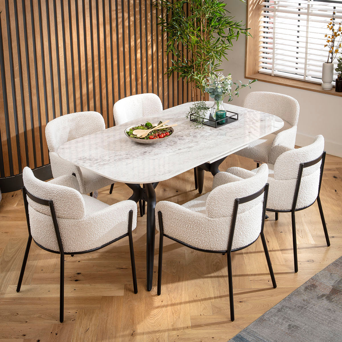 Conor 6 - 8 Seat Ceramic Extending Dining Table 160-200cm Grey dining table Such Comfort