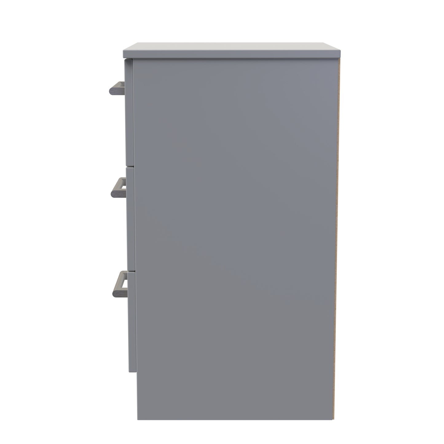 Destiny Dust Grey 3 Drawer Bedside Cabinet Sheffield Discount Furniture