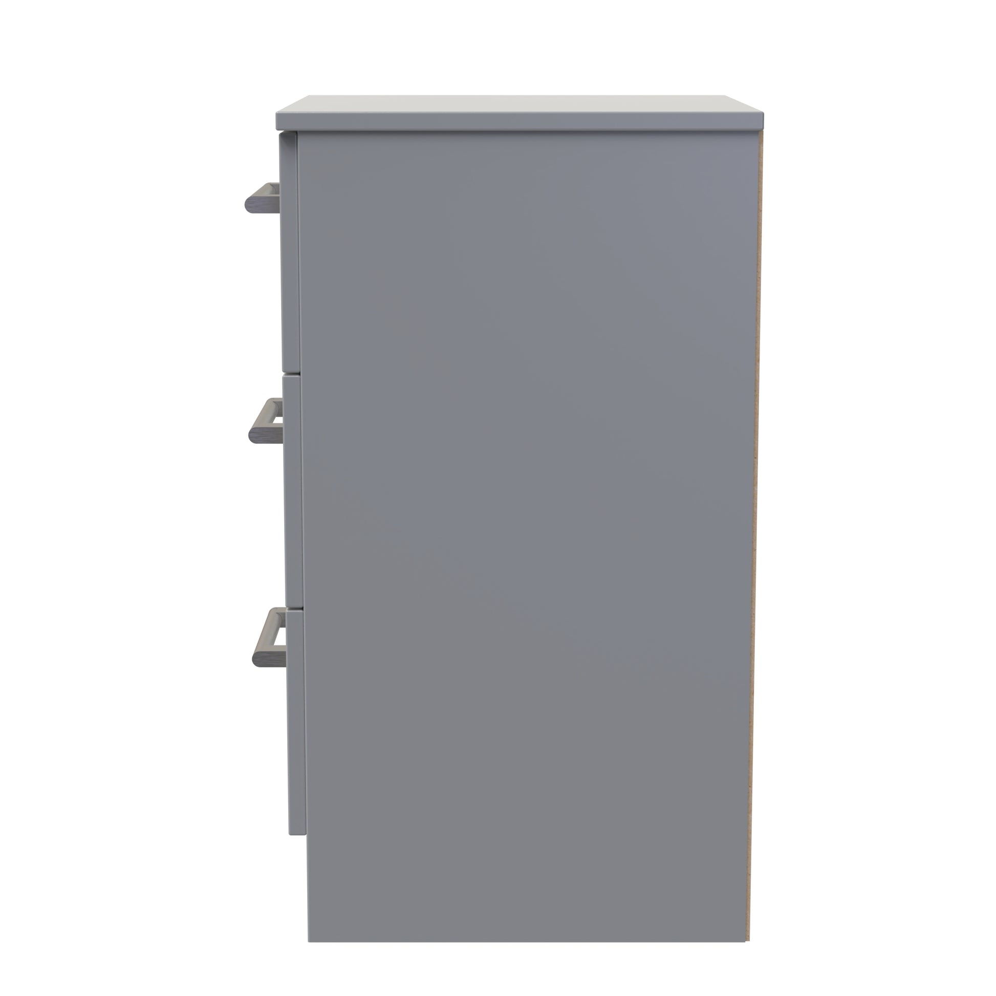 Destiny Dust Grey 3 Drawer Bedside Cabinet Sheffield Discount Furniture