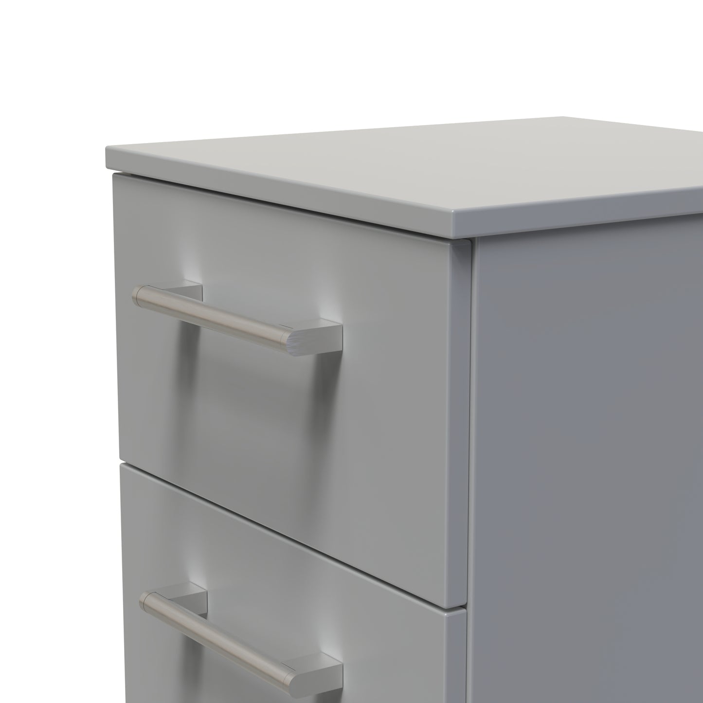Destiny Dust Grey 3 Drawer Bedside Cabinet Sheffield Discount Furniture