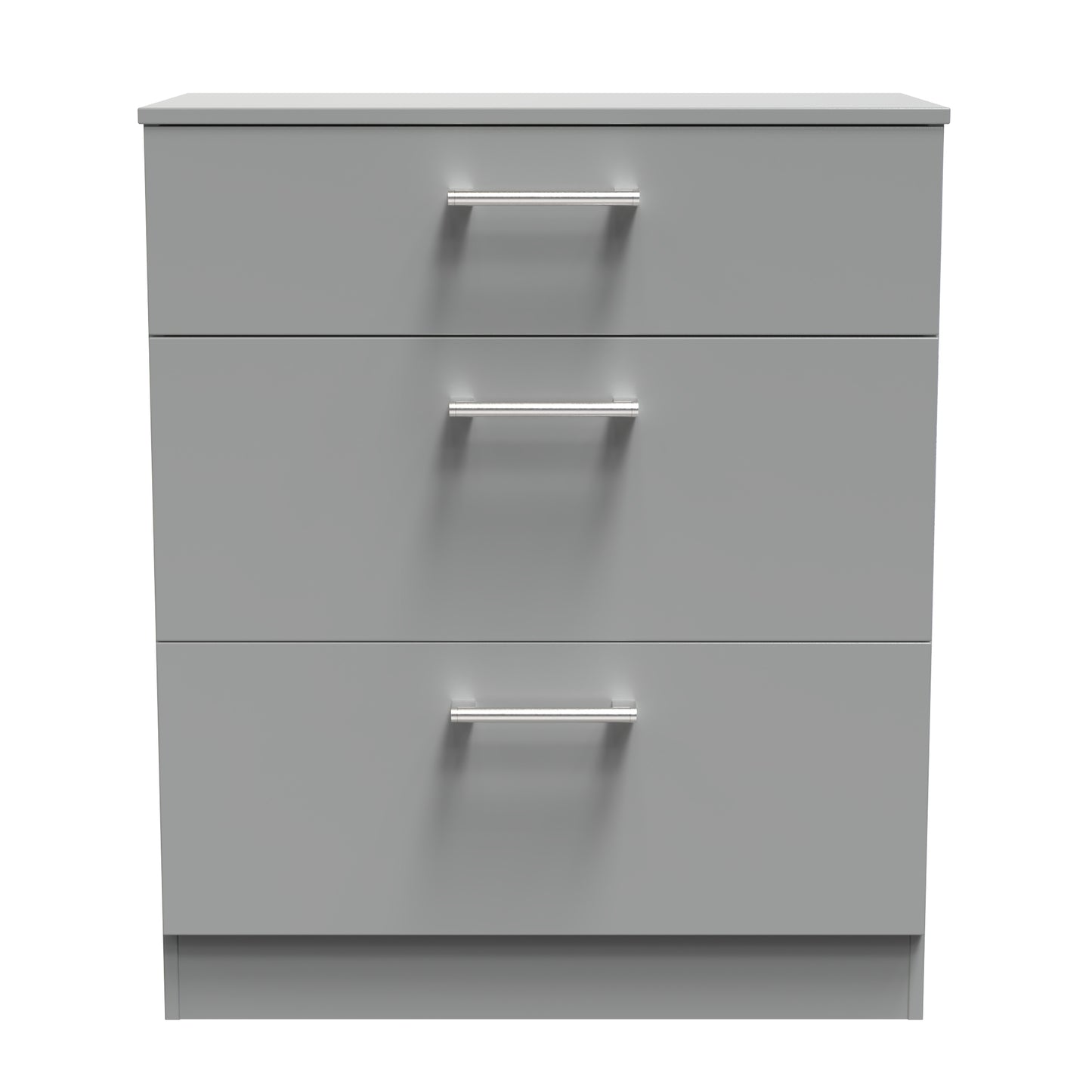 Destiny Dust Grey 3 Drawer Deep Chest Sheffield Discount Furniture