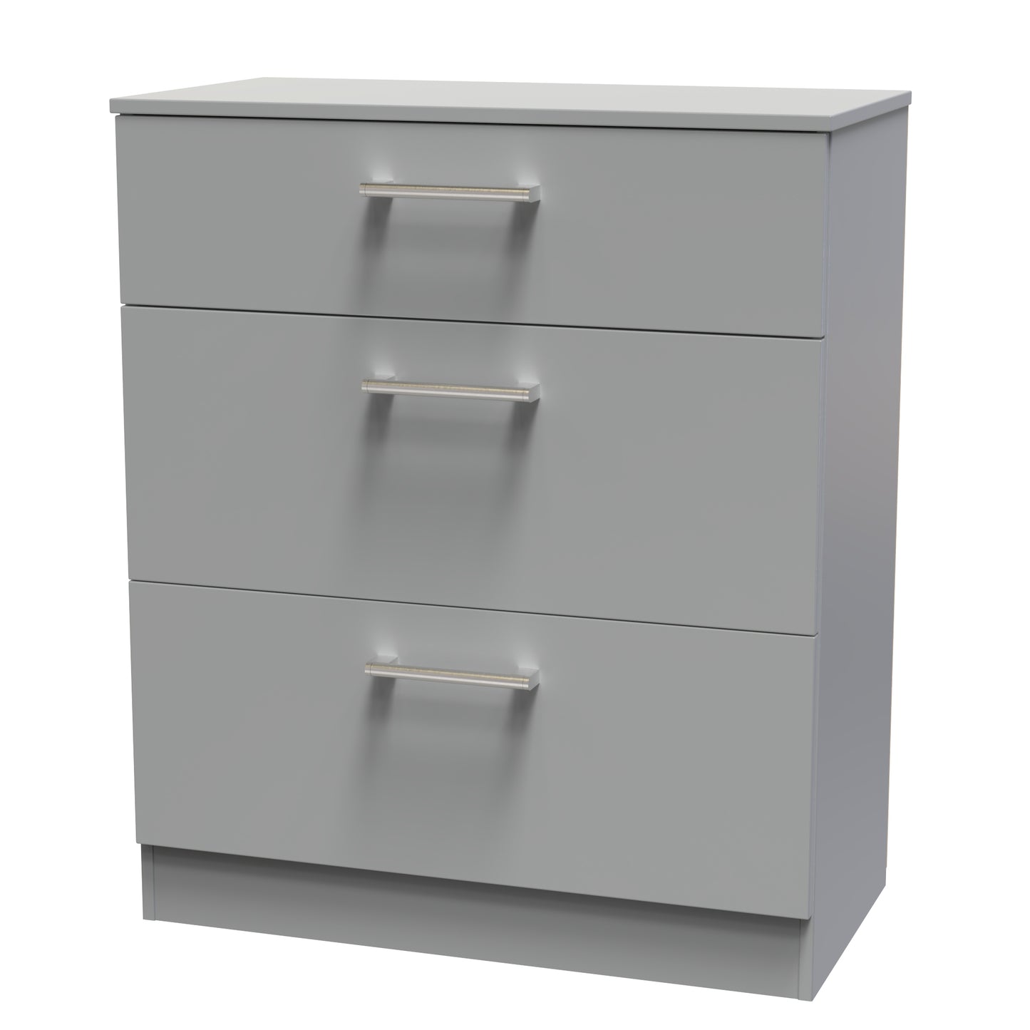Destiny Dust Grey 3 Drawer Deep Chest Sheffield Discount Furniture