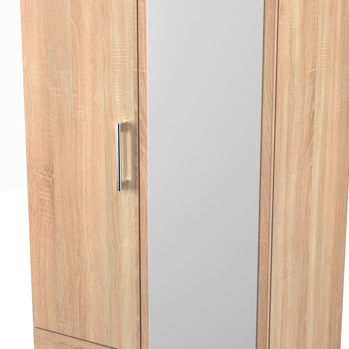 Destiny Bardolino 2 Door 2 Drawer Wardrobe With Mirror Right Door Sheffield Discount Furniture