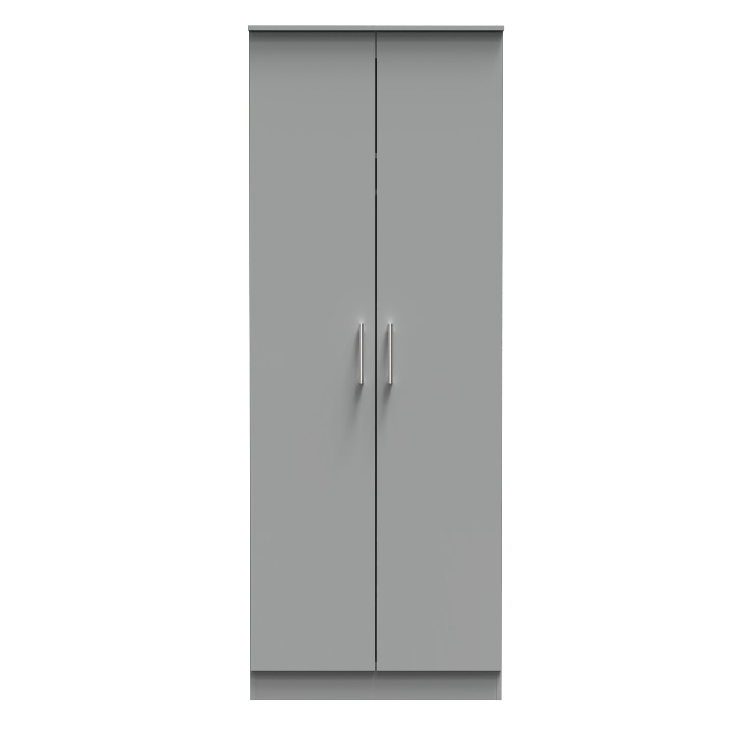 Destiny Dust Grey 2 Door Plain Wardrobe Sheffield Discount Furniture