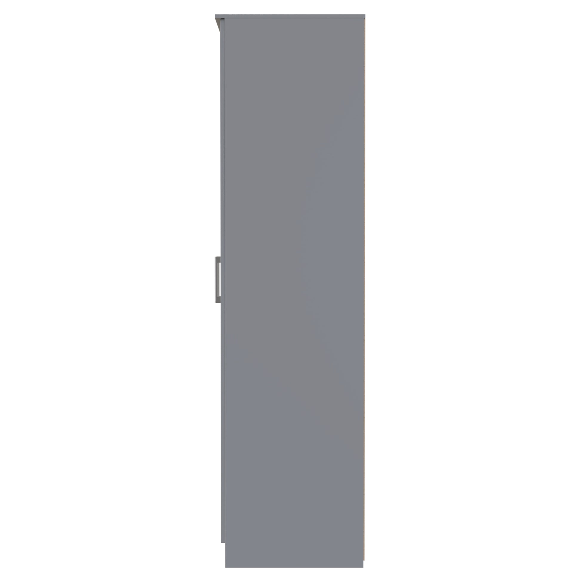 Destiny Dust Grey 2 Door Plain Wardrobe Sheffield Discount Furniture