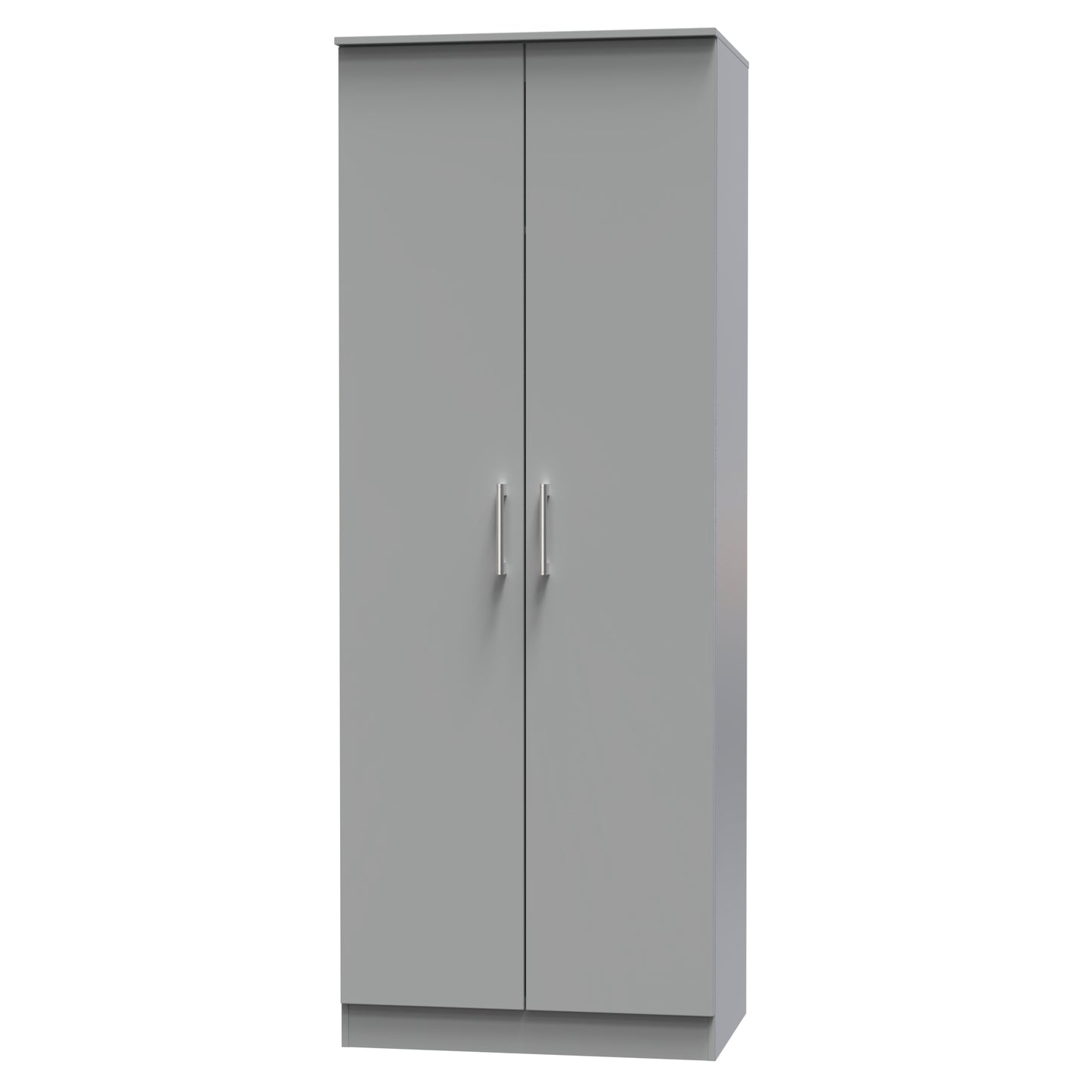 Destiny Dust Grey 2 Door Plain Wardrobe Sheffield Discount Furniture