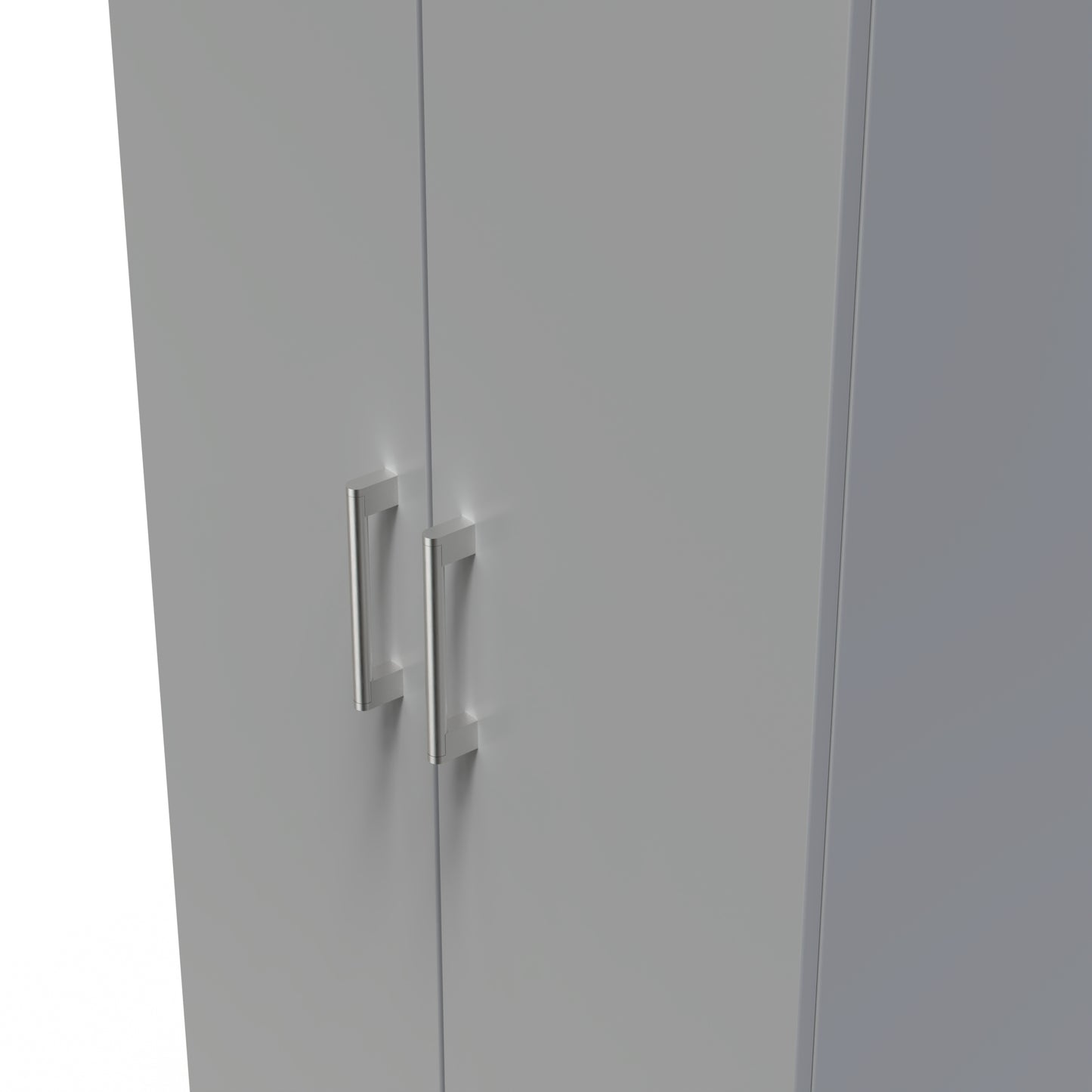 Destiny Dust Grey 2 Door Plain Wardrobe Sheffield Discount Furniture