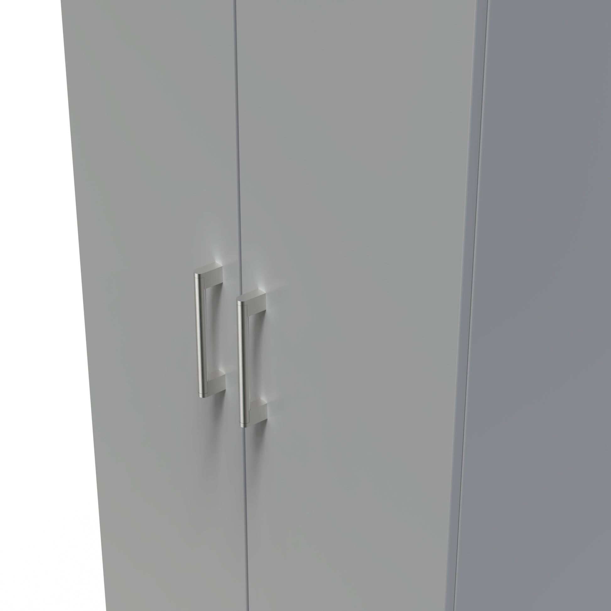 Destiny Dust Grey 2 Door Plain Wardrobe Sheffield Discount Furniture