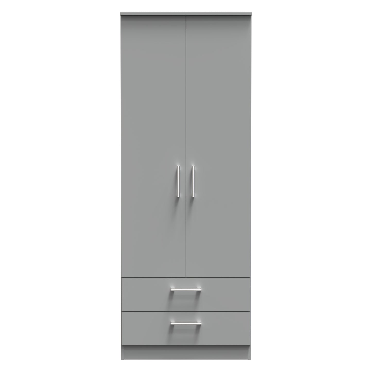 Destiny Dust Grey 2 Door 2 Drawer Wardrobe Sheffield Discount Furniture