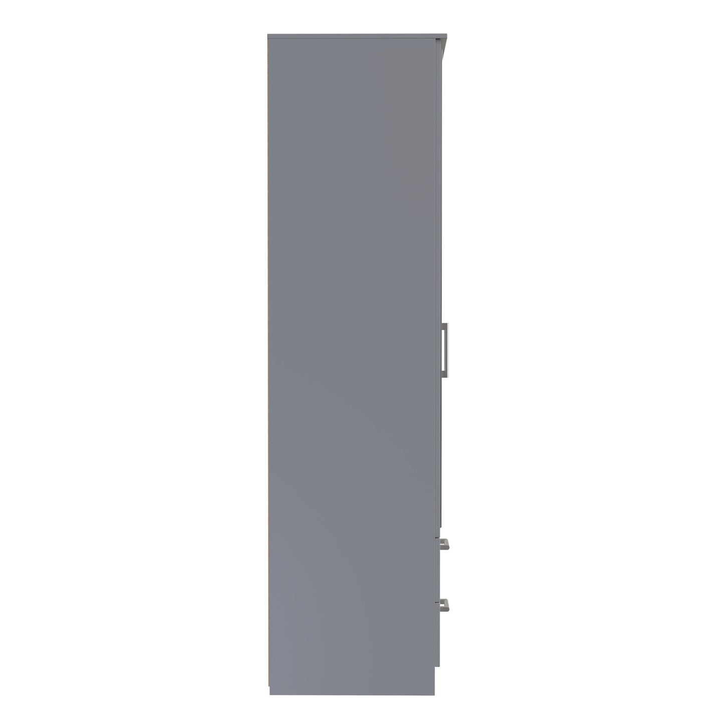 Destiny Dust Grey 2 Door 2 Drawer Wardrobe With Mirror Left Door Sheffield Discount Furniture