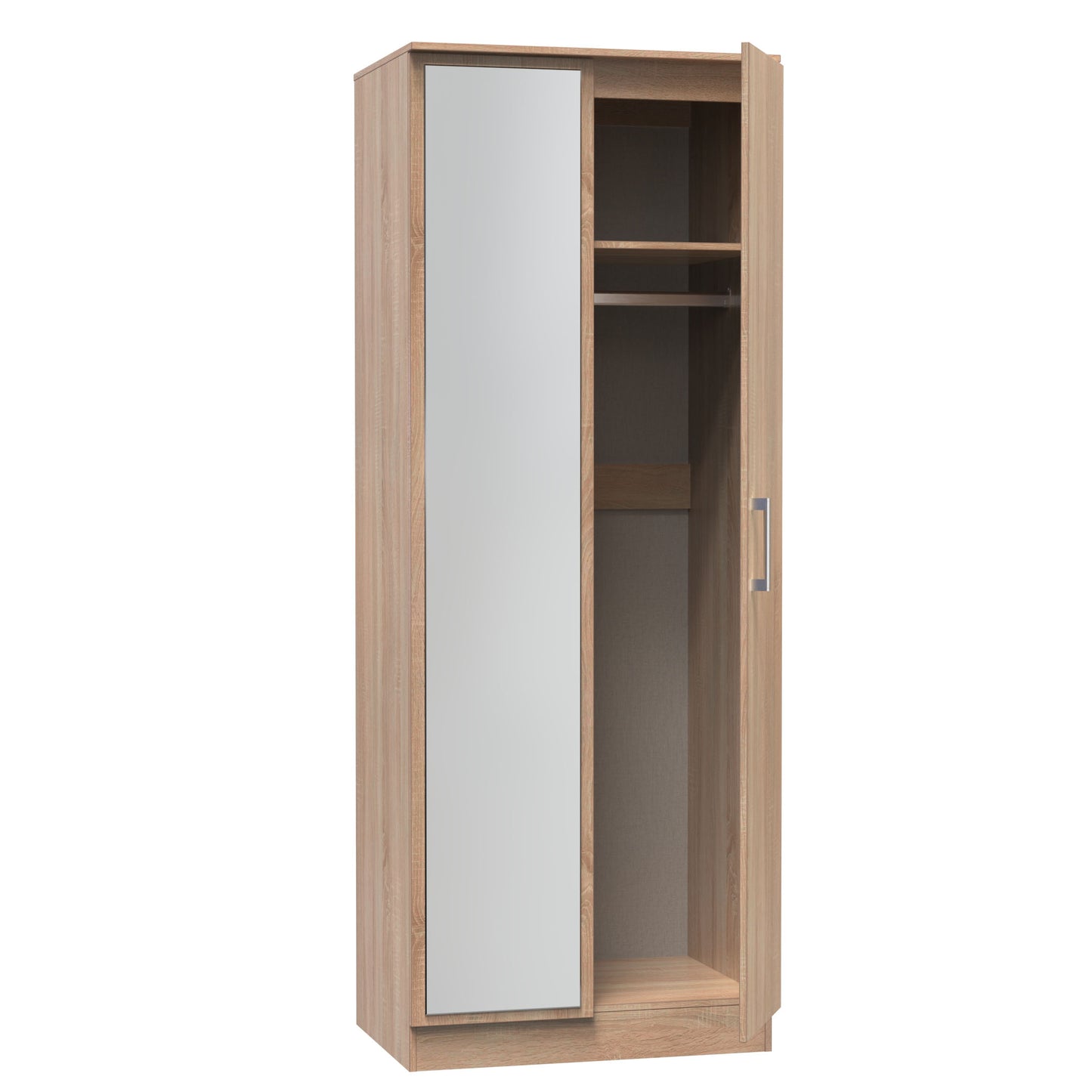 Destiny Bardolino 2 Door Wardrobe With Mirror Left Door Sheffield Discount Furniture