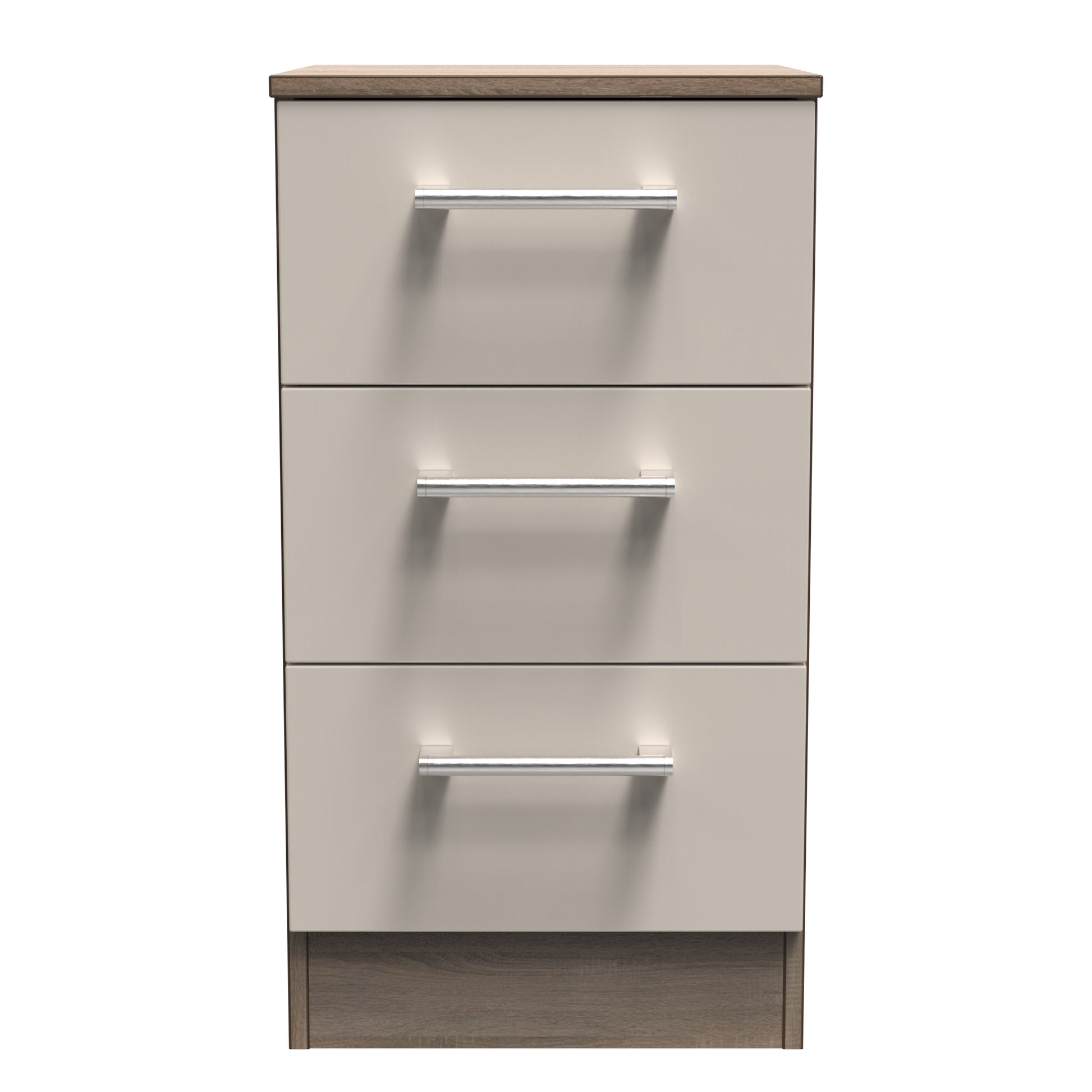 Sorrento 3 Drawer Bedside Cabinet Sheffield Discount Furniture