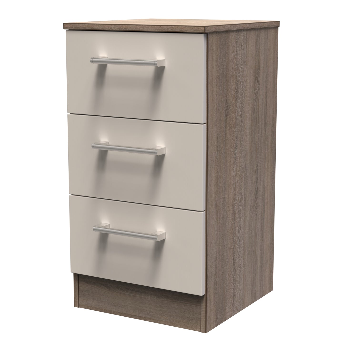 Sorrento 3 Drawer Bedside Cabinet Sheffield Discount Furniture
