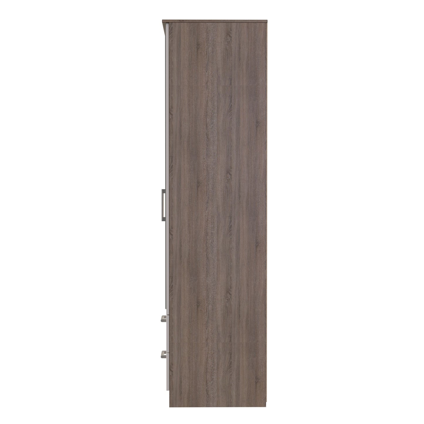 Sorrento 2 Door 2 Drawer Wardrobe With Mirror Left Door Sheffield Discount Furniture