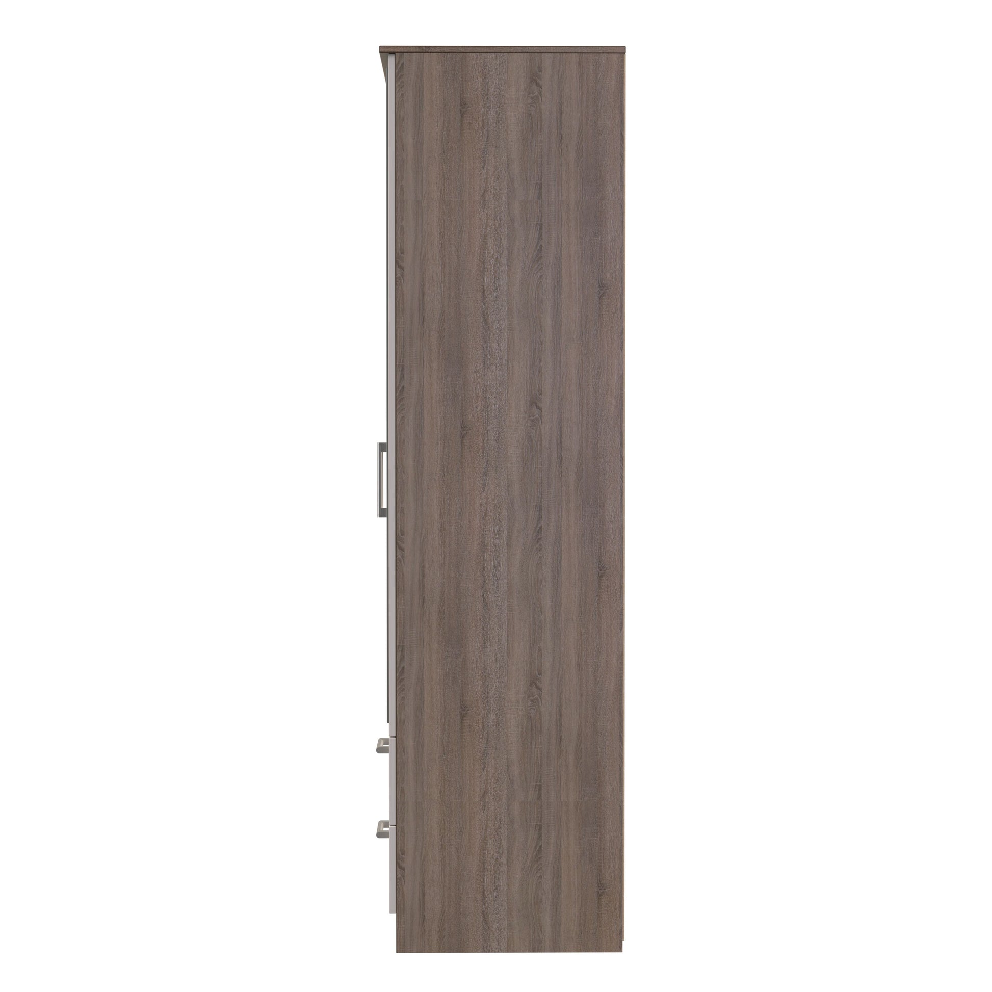 Sorrento 2 Door 2 Drawer Wardrobe With Mirror Left Door Sheffield Discount Furniture