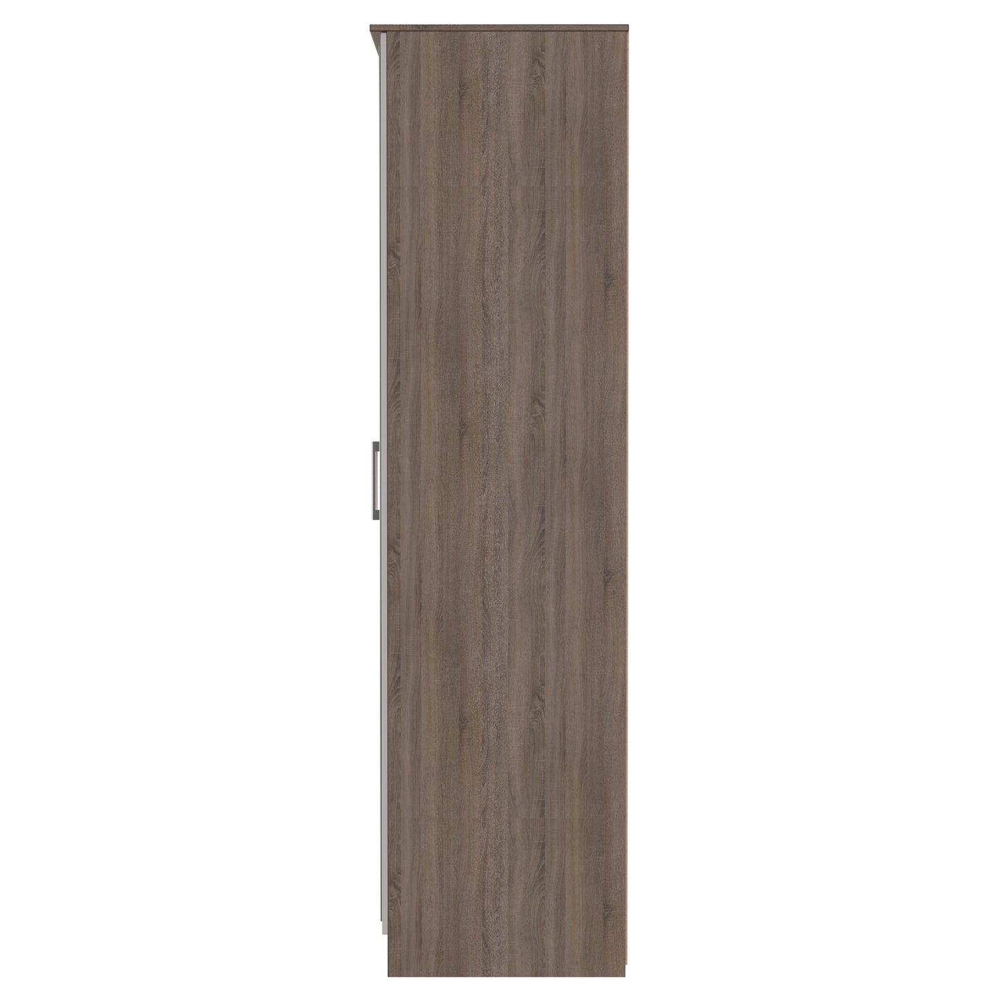 Sorrento 2 Door Wardrobe With Mirror Left Door Sheffield Discount Furniture
