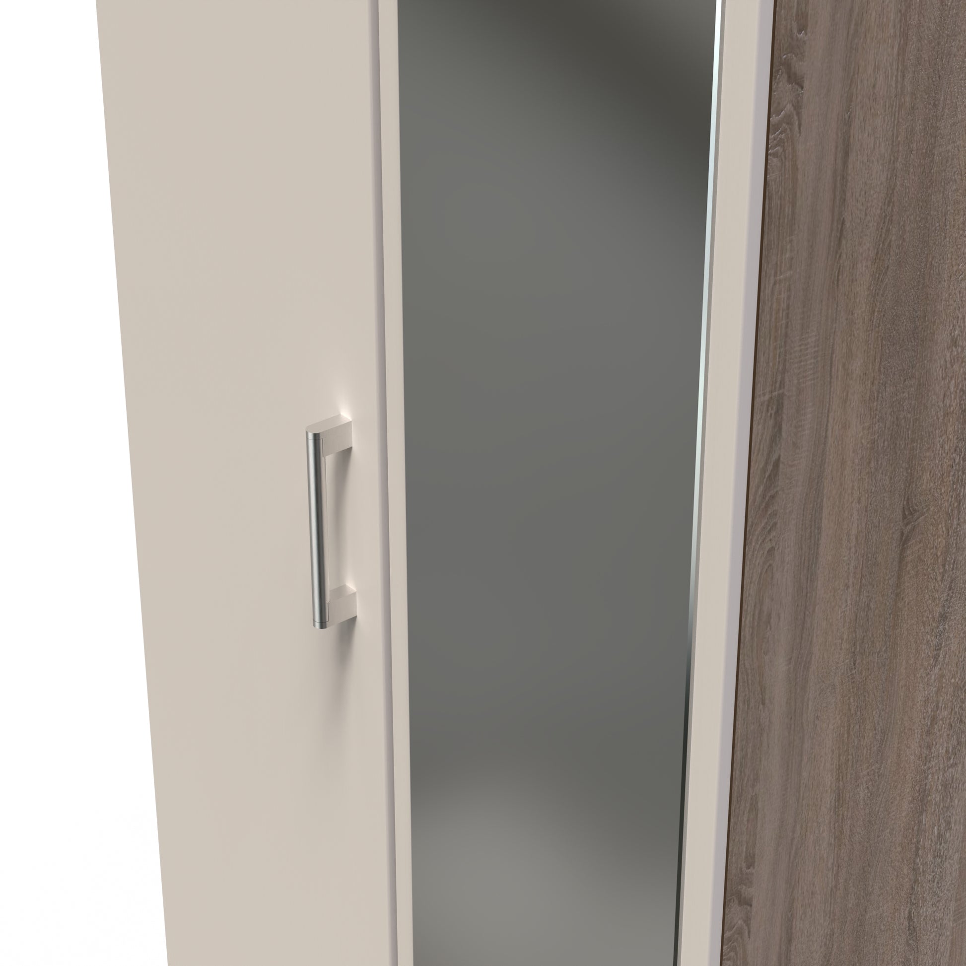 Sorrento 2 Door Wardrobe With Mirror Right Door Sheffield Discount Furniture