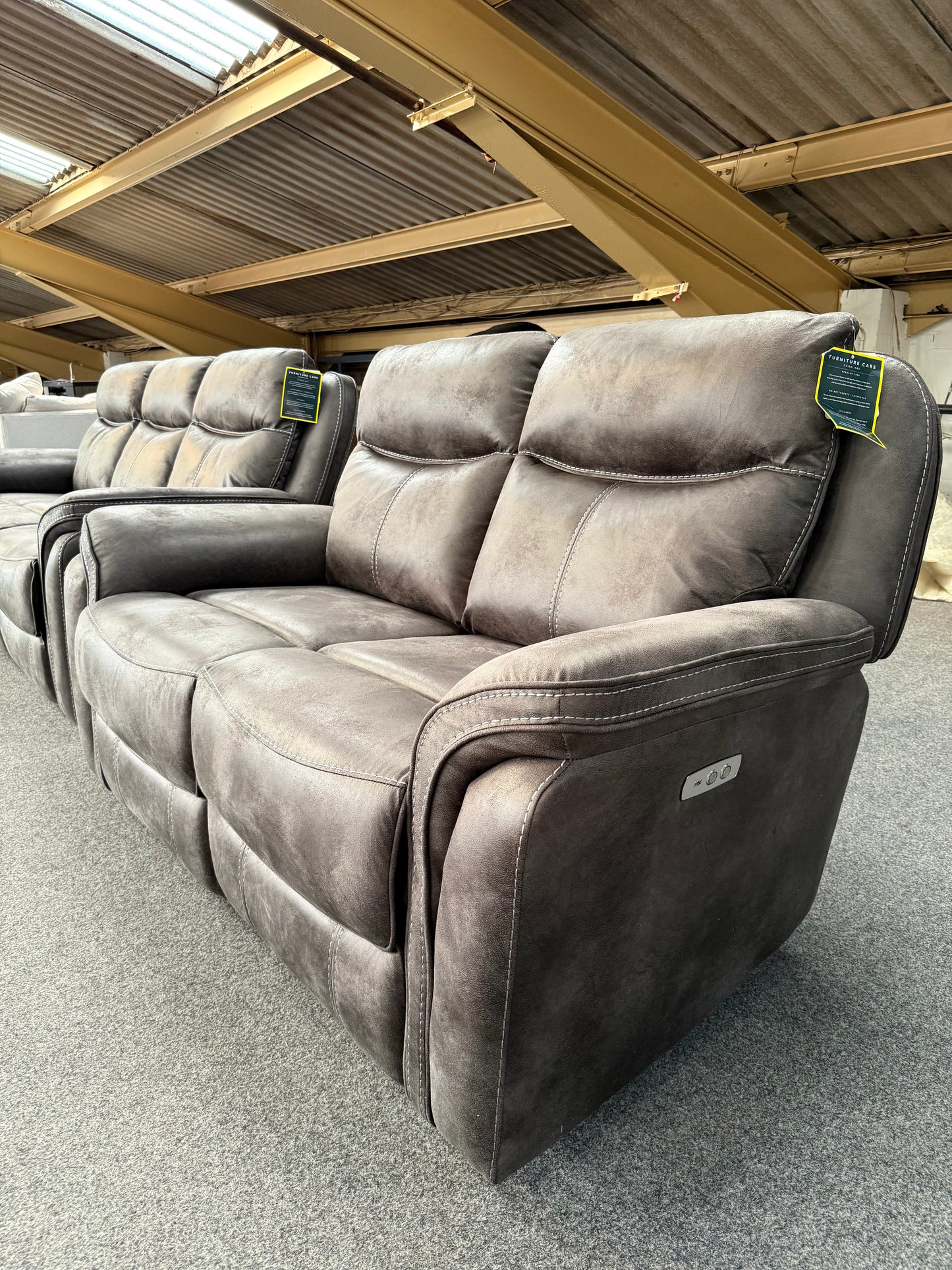Claremont 3+2 Power Reclining Sofa Set