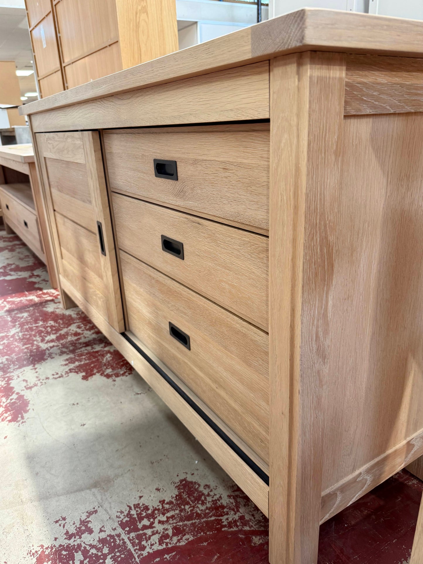 Albany Oak Large Sideboard