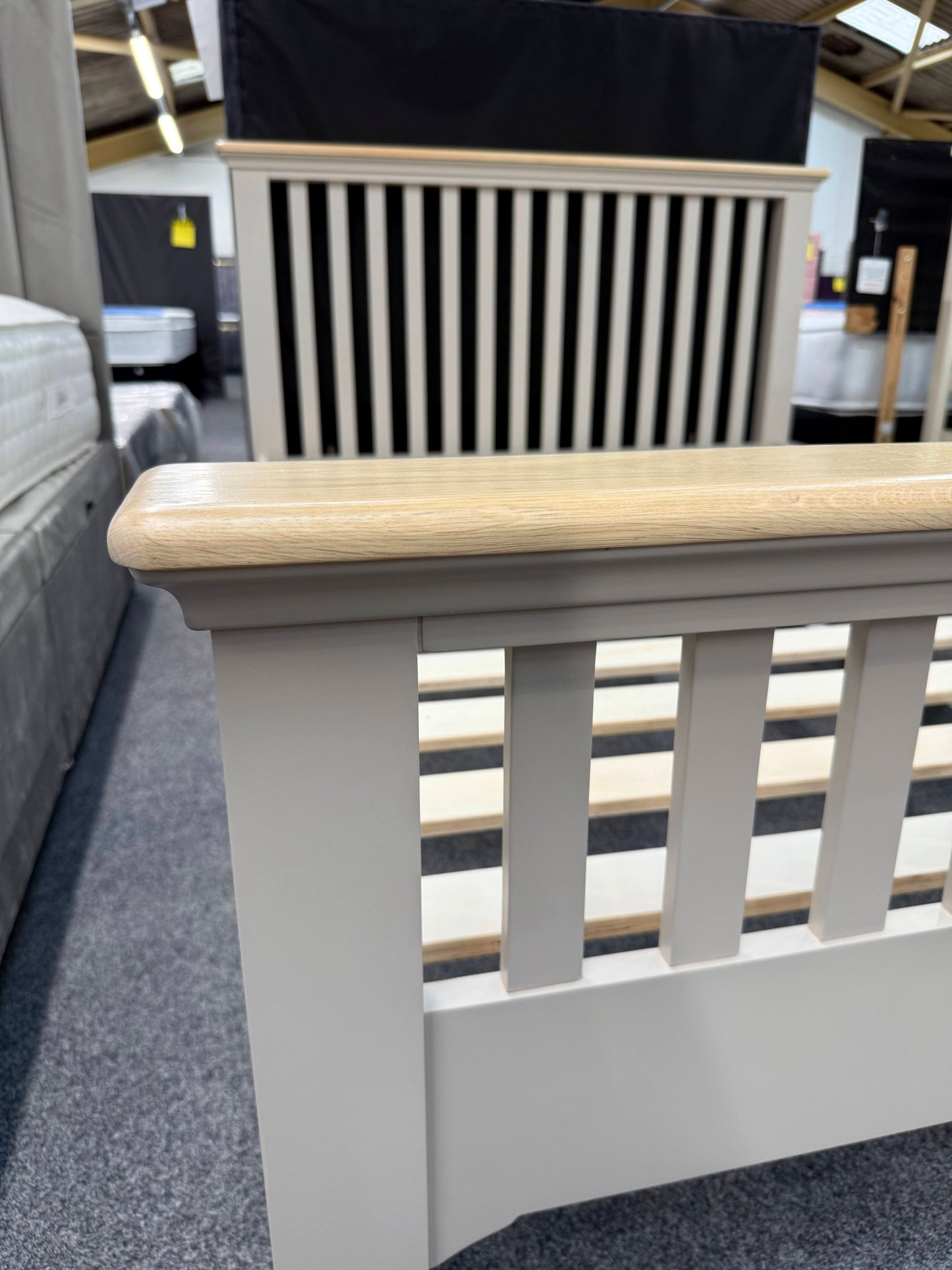 Ella Painted Grey Bed Frame