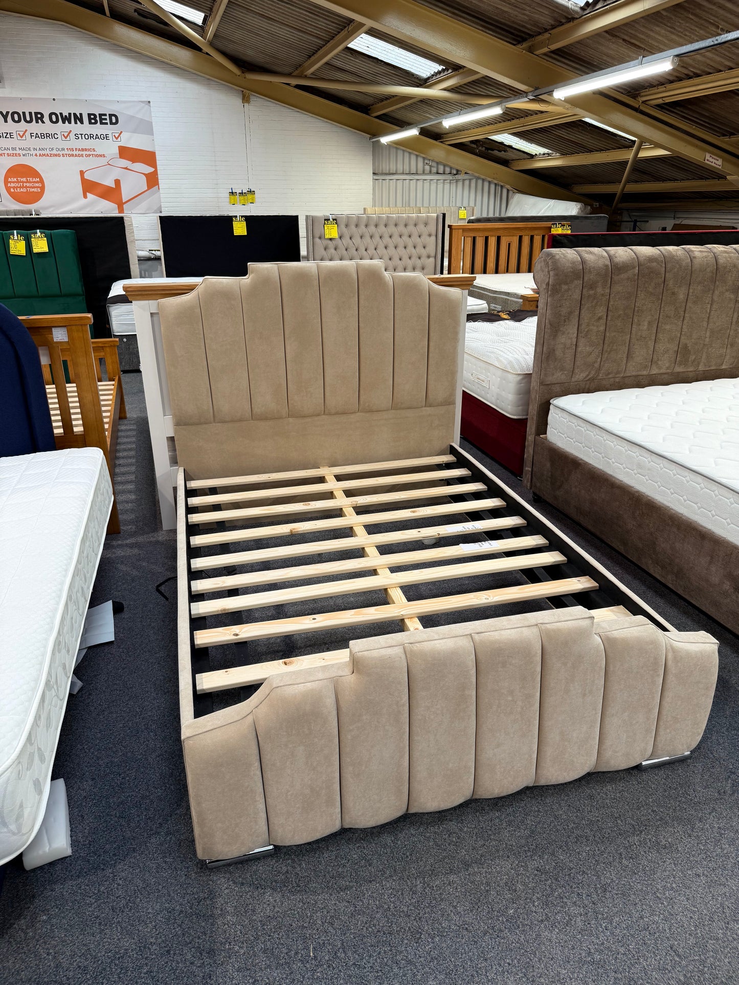 Arizona Bed Frame - 112 Fabrics