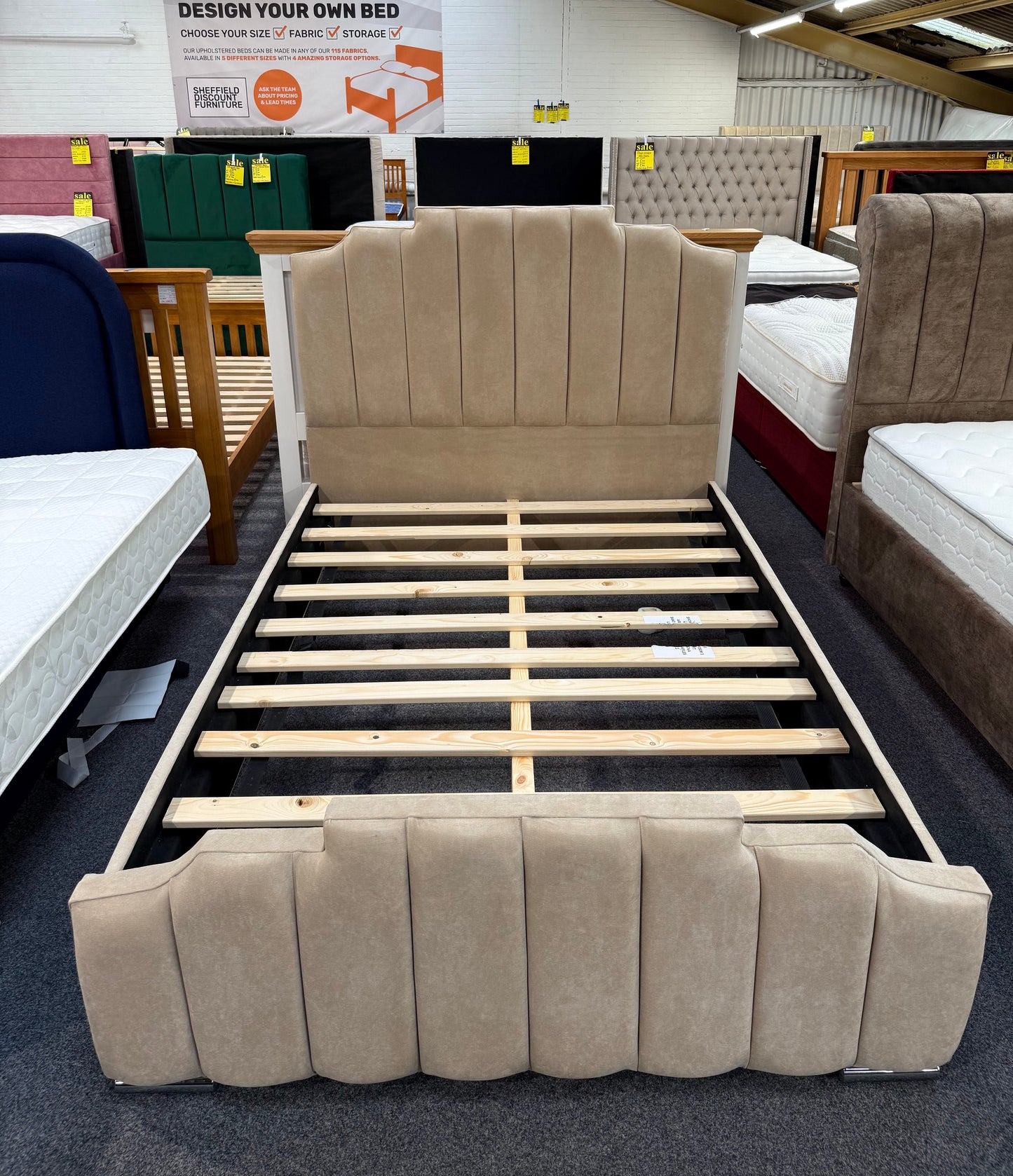 Arizona Bed Frame - 112 Fabrics
