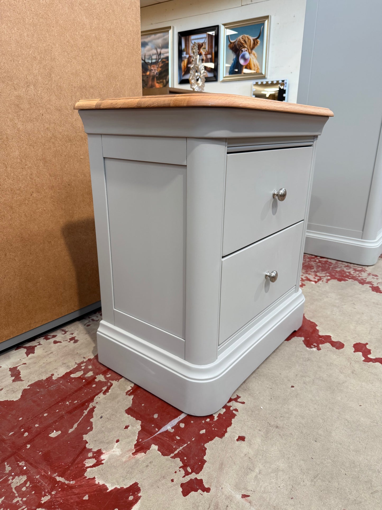 Coniston 2-Drawer Bedside Table