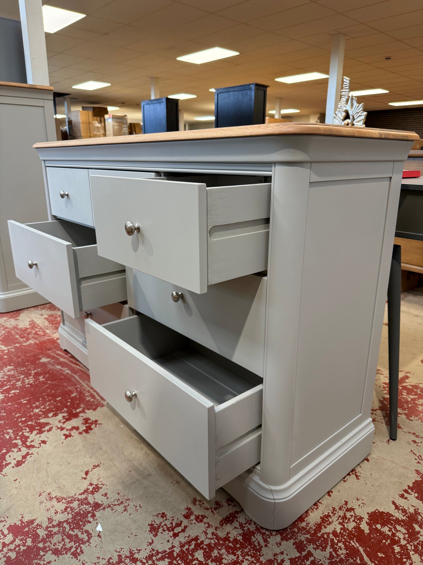 Coniston 7-Drawer Long Chest of Drawers