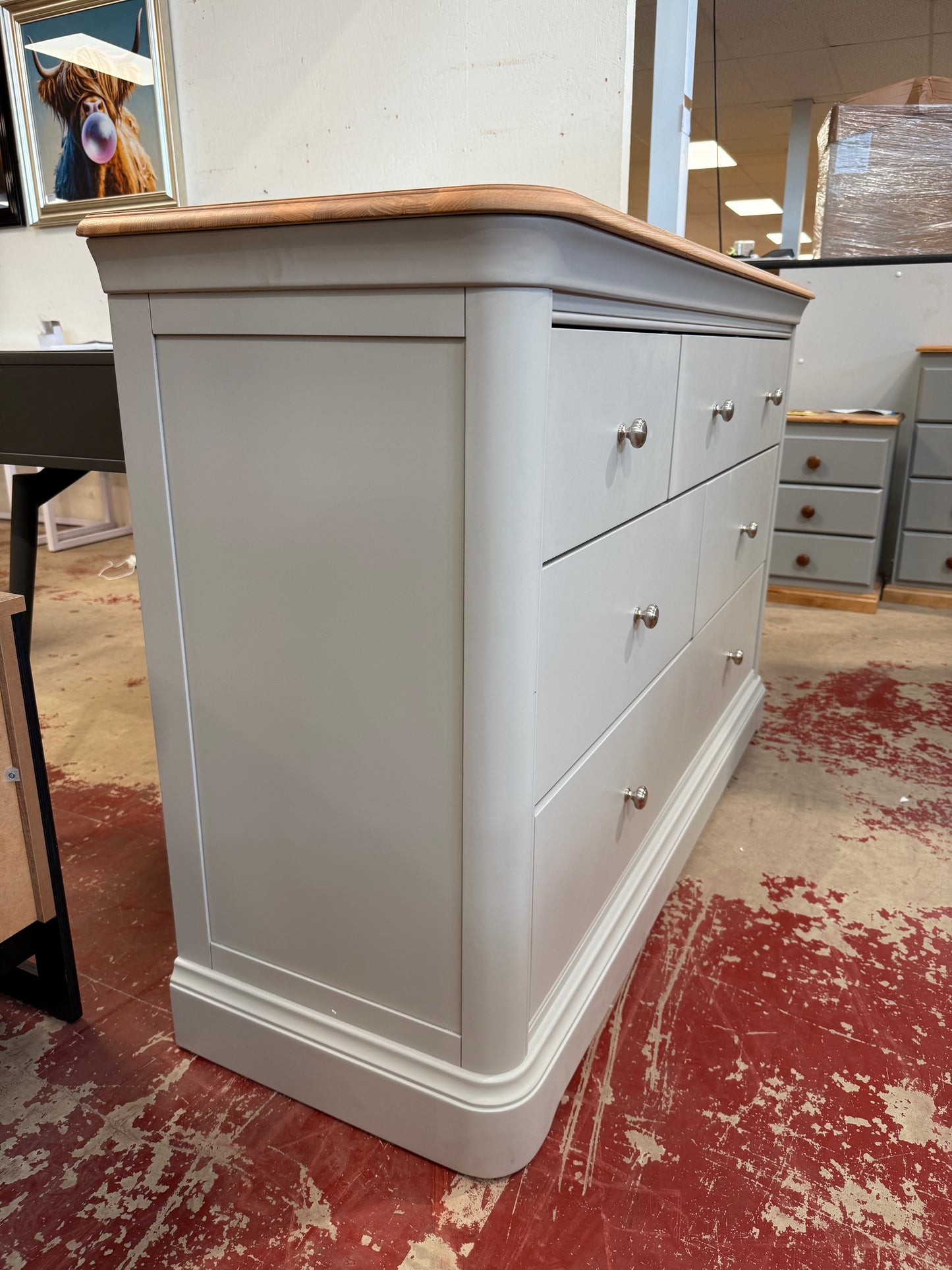 Coniston 7-Drawer Long Chest of Drawers