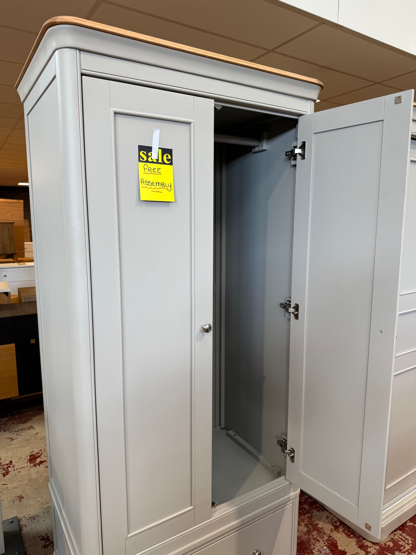 Coniston 2-Door + Drawer Wardrobe