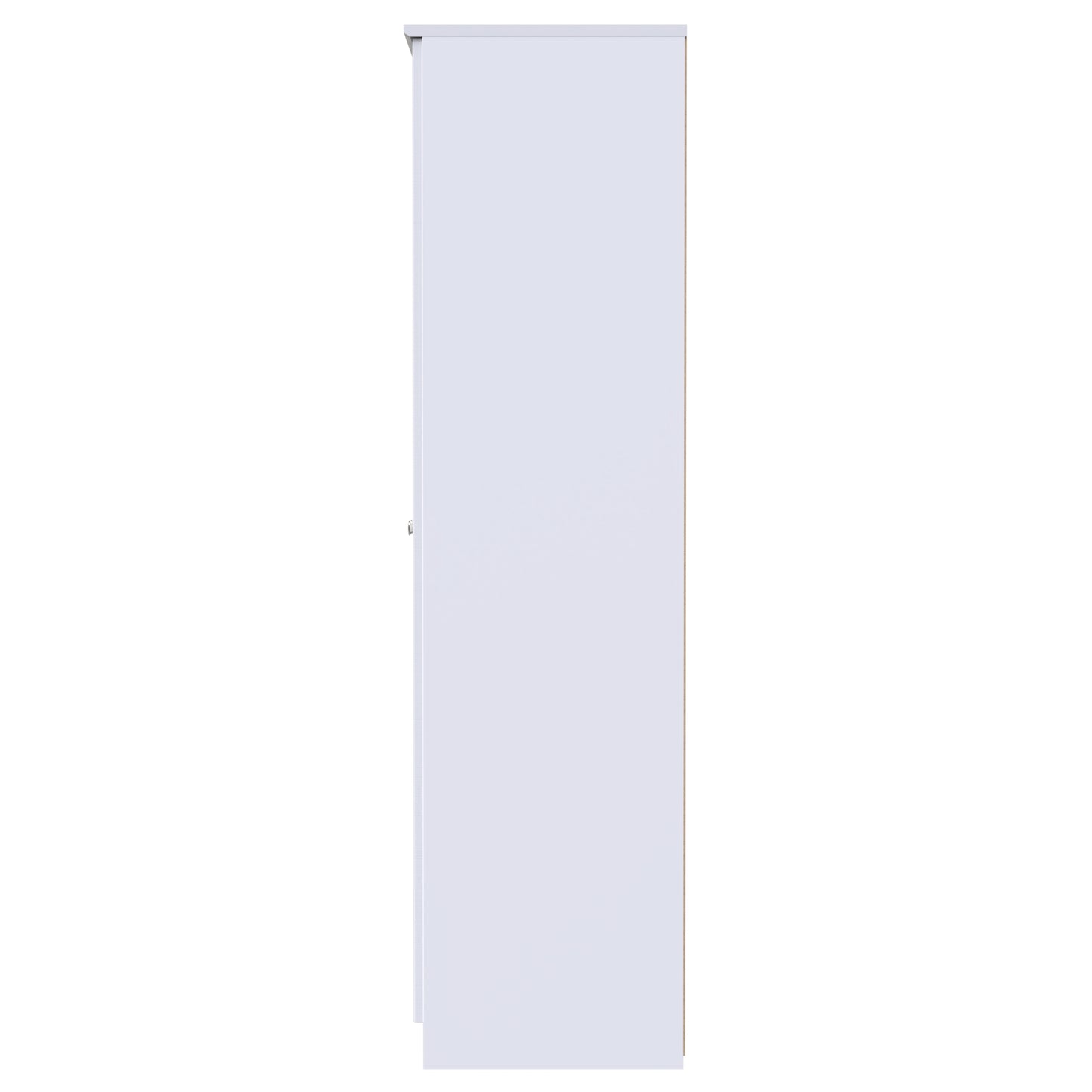 Miami White Matt 2 Door Plain Wardrobe Sheffield Discount Furniture
